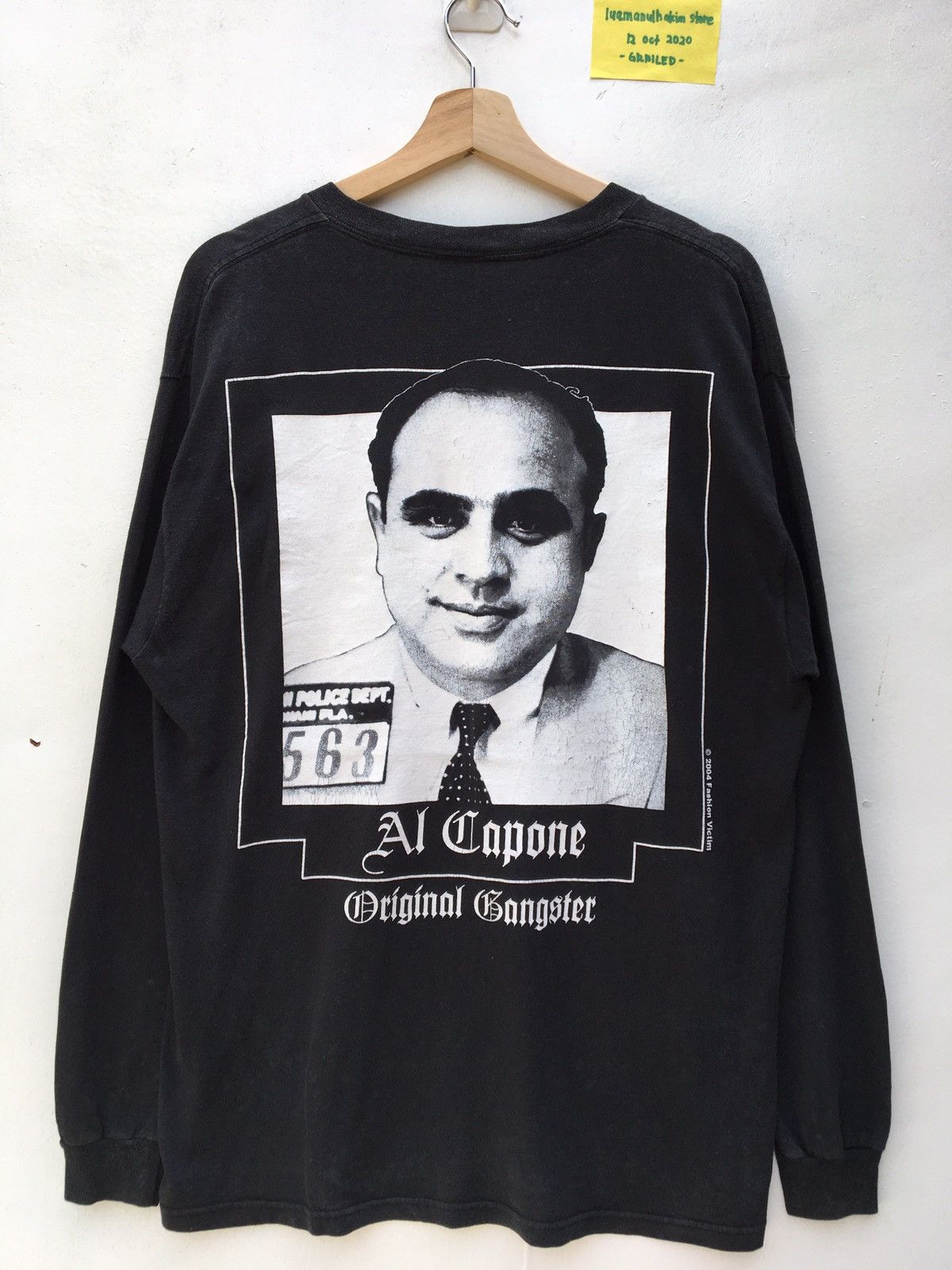 Fashion Victim VTG 2004 Fashion Victim Al Capone Long Sleeve shirt Size US L / EU 52-54 / 3 - 4 Thumbnail