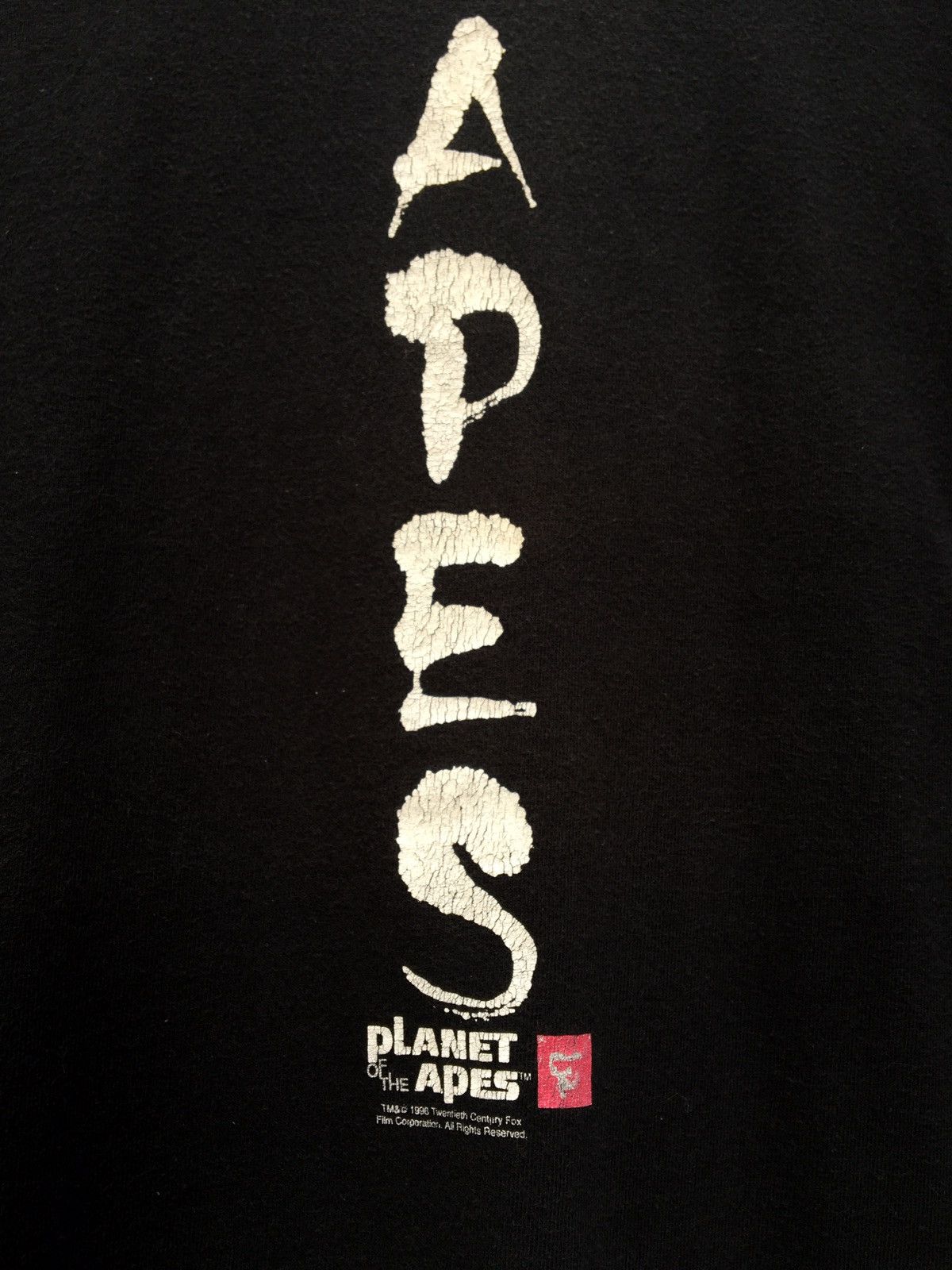 Vintage Rare Vintage Planet of the Apes Spellout Tshirt Size US S / EU 44-46 / 1 - 6 Thumbnail