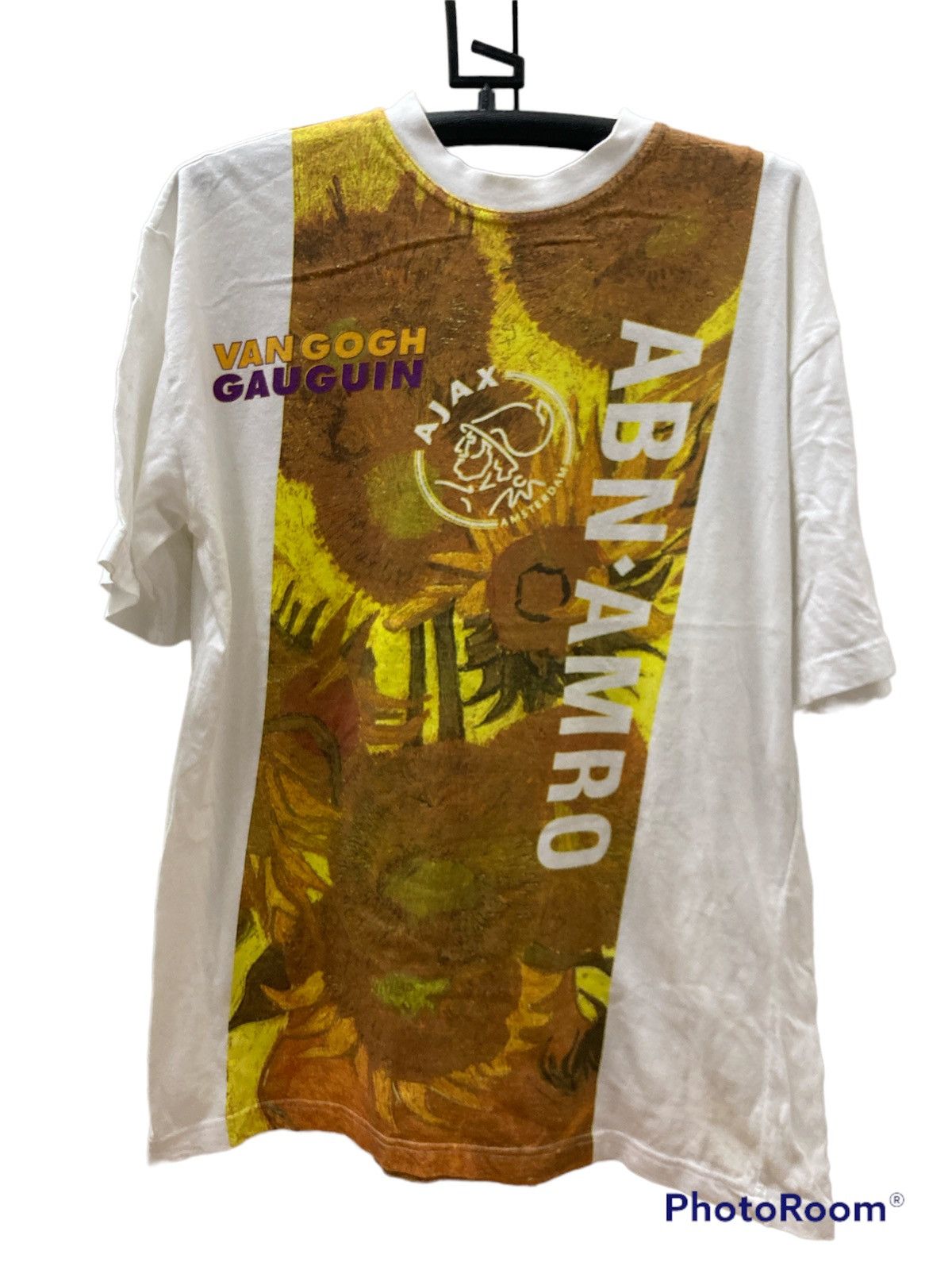 Vintage adidas Ajax X Van Gogh Gauguin tshirt