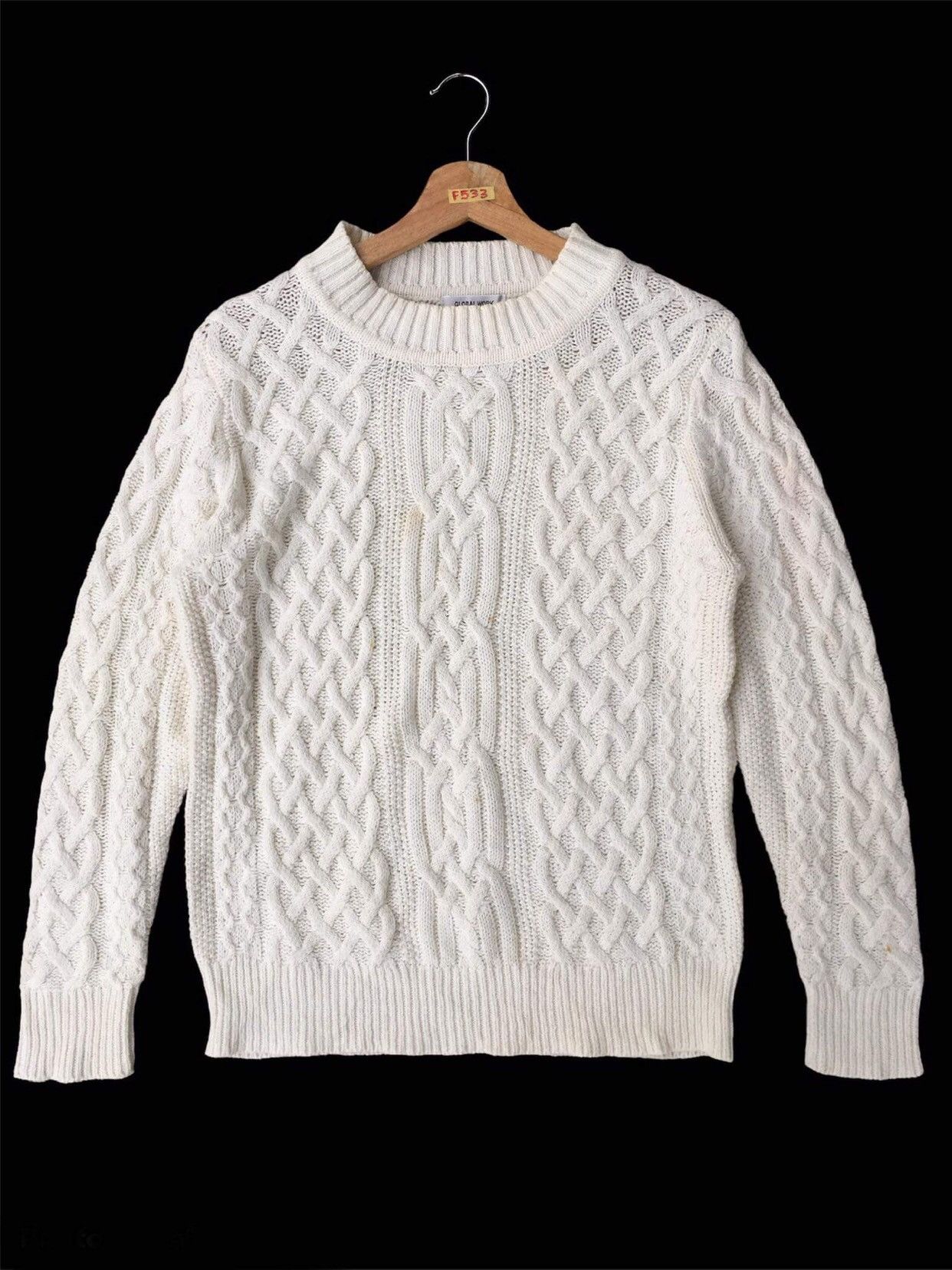 🔴GLOBAL WORK Pullover Pureknit Rare Pattern