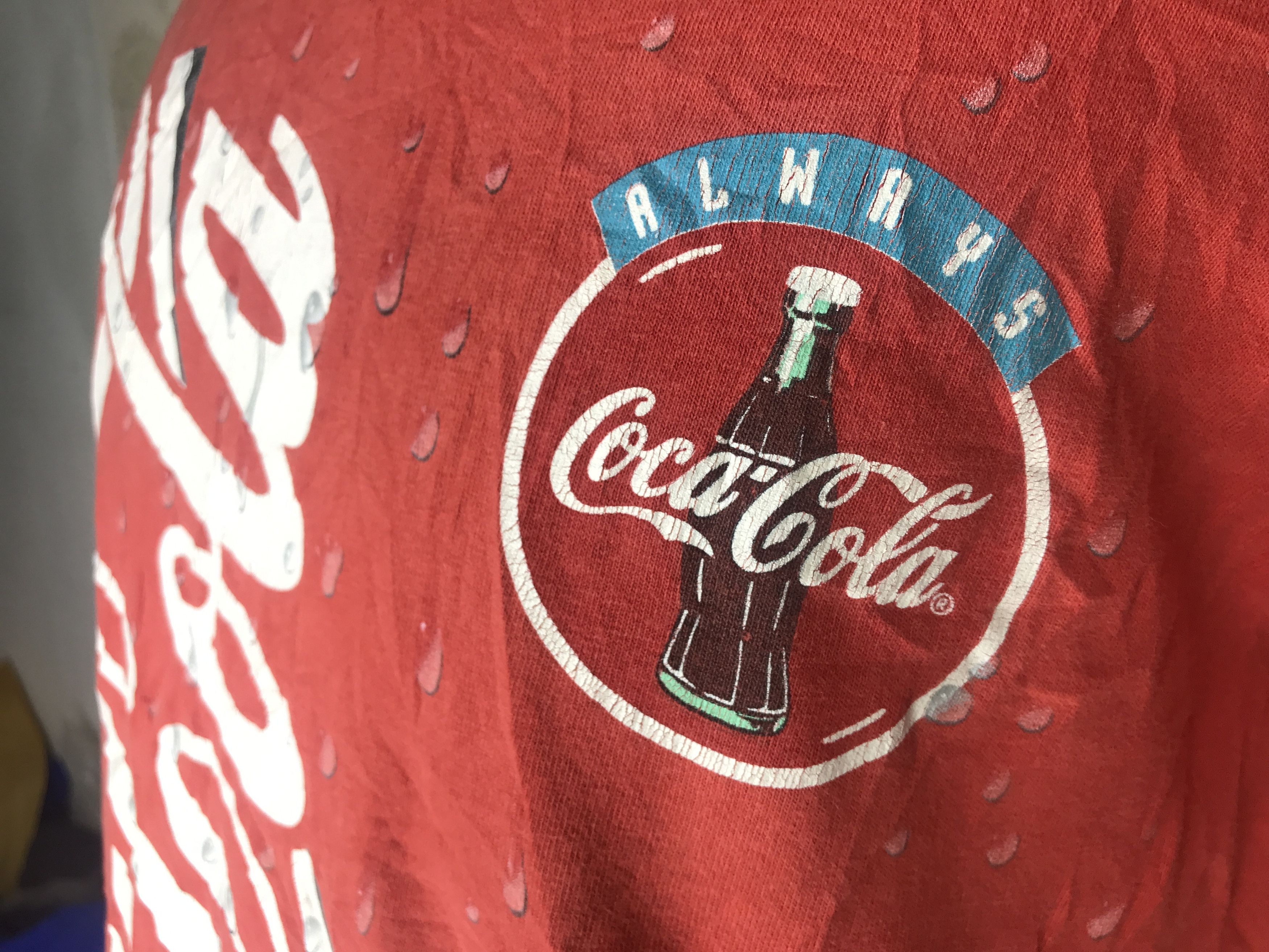 Coca Cola × Vintage Vintage Coca Cola T-Shirt Copyright 1994 Made In USA Size US M / EU 48-50 / 2 - 3 Thumbnail