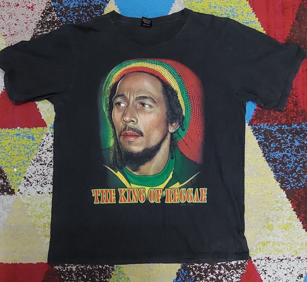 Band Tees BOB MARLEY VERY RARE KING OF REGGAE BAND TEES Size US XL / EU 56 / 4 - 4 Thumbnail