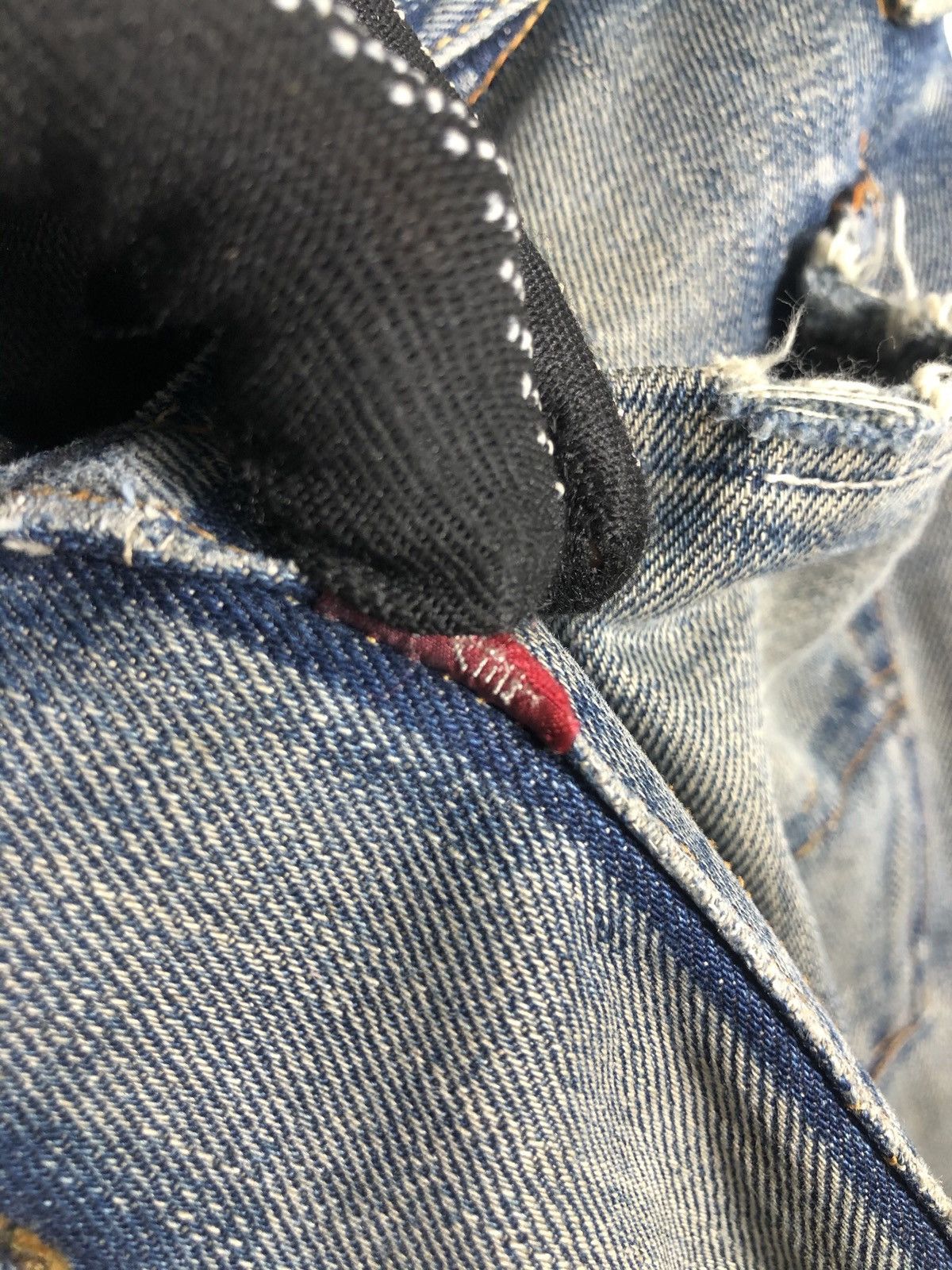 Japanese Brand × Levi's Vintage Clothing Levis Big E Lot 66501 distressed Denime Size US 32 / EU 48 - 12 Thumbnail