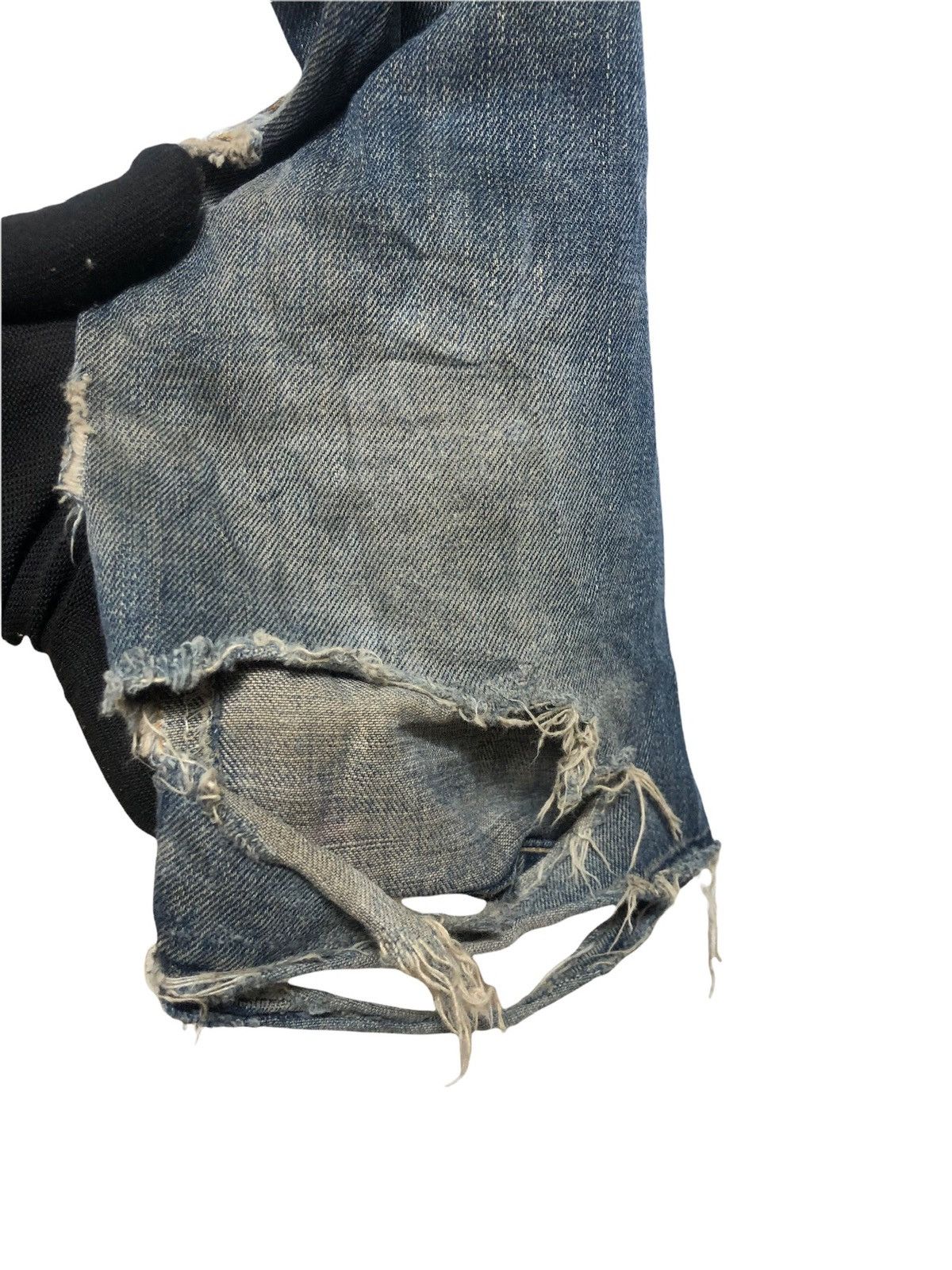 Japanese Brand × Levi's Vintage Clothing Levis Big E Lot 66501 distressed Denime Size US 32 / EU 48 - 5 Thumbnail