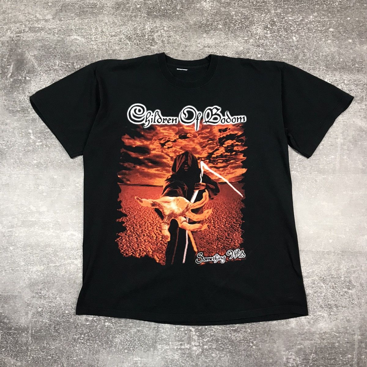 Band Tees × Vintage Vintage 00’s Children Of Bodom “Something Wild” Tee Size US M / EU 48-50 / 2 - 1 Thumbnail