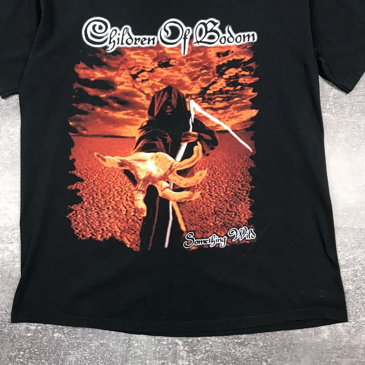 Band Tees × Vintage Vintage 00’s Children Of Bodom “Something Wild” Tee Size US M / EU 48-50 / 2 - 3 Thumbnail