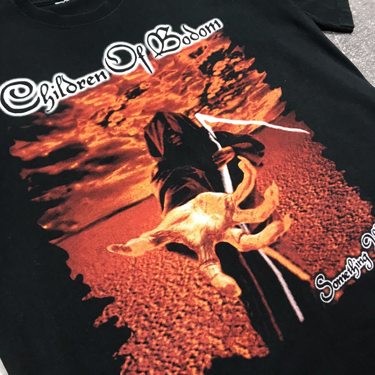 Band Tees × Vintage Vintage 00’s Children Of Bodom “Something Wild” Tee Size US M / EU 48-50 / 2 - 10 Thumbnail