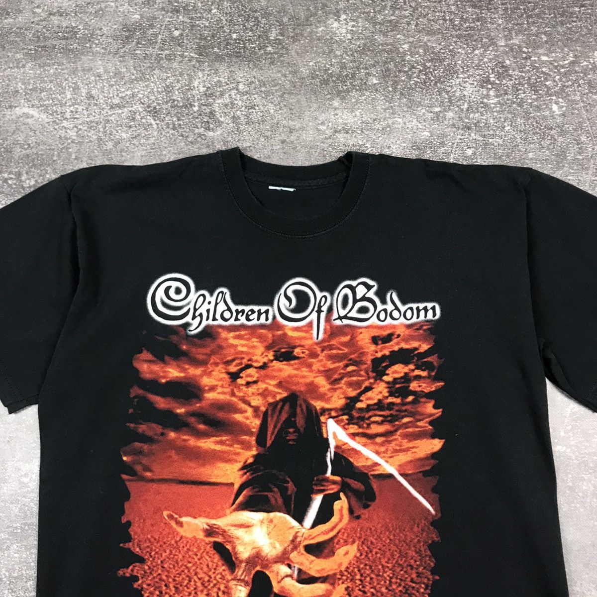 Band Tees × Vintage Vintage 00’s Children Of Bodom “Something Wild” Tee Size US M / EU 48-50 / 2 - 2 Thumbnail