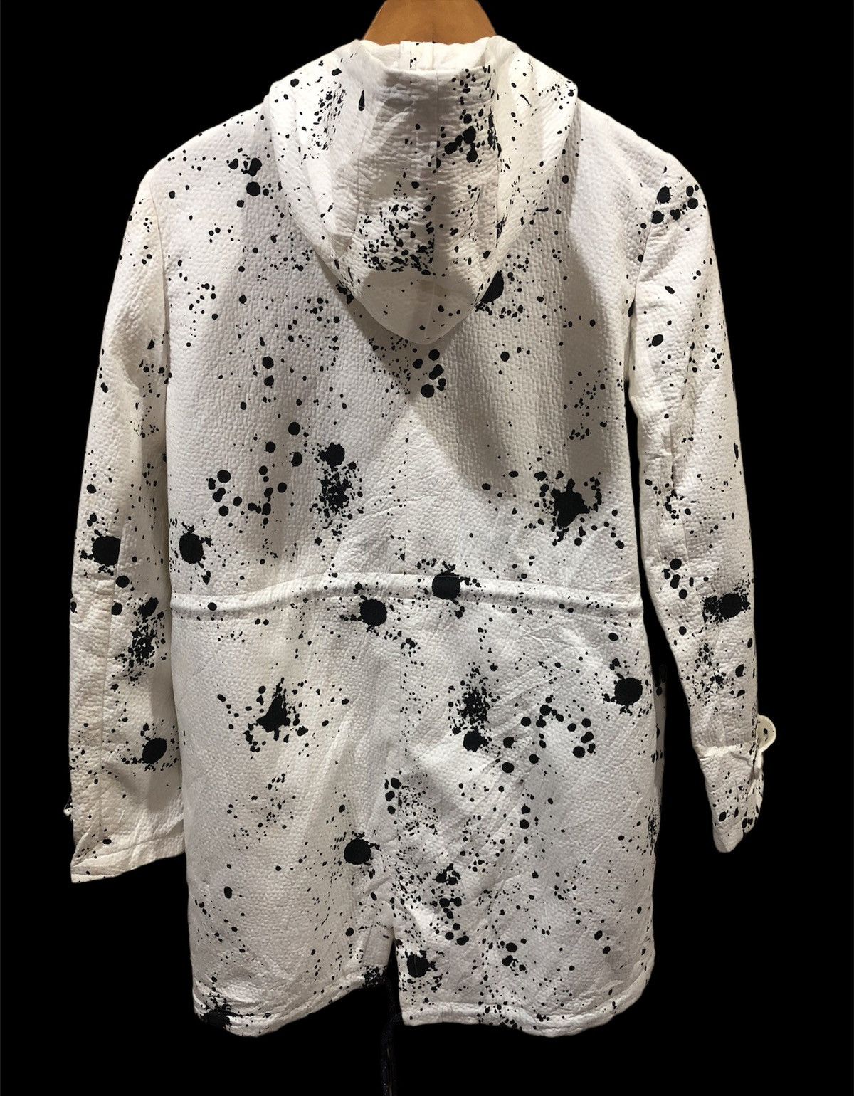 Balenciaga Balenciaga Spray Dot Hoodie Parka Size US S / EU 44-46 / 1 - 5 Thumbnail