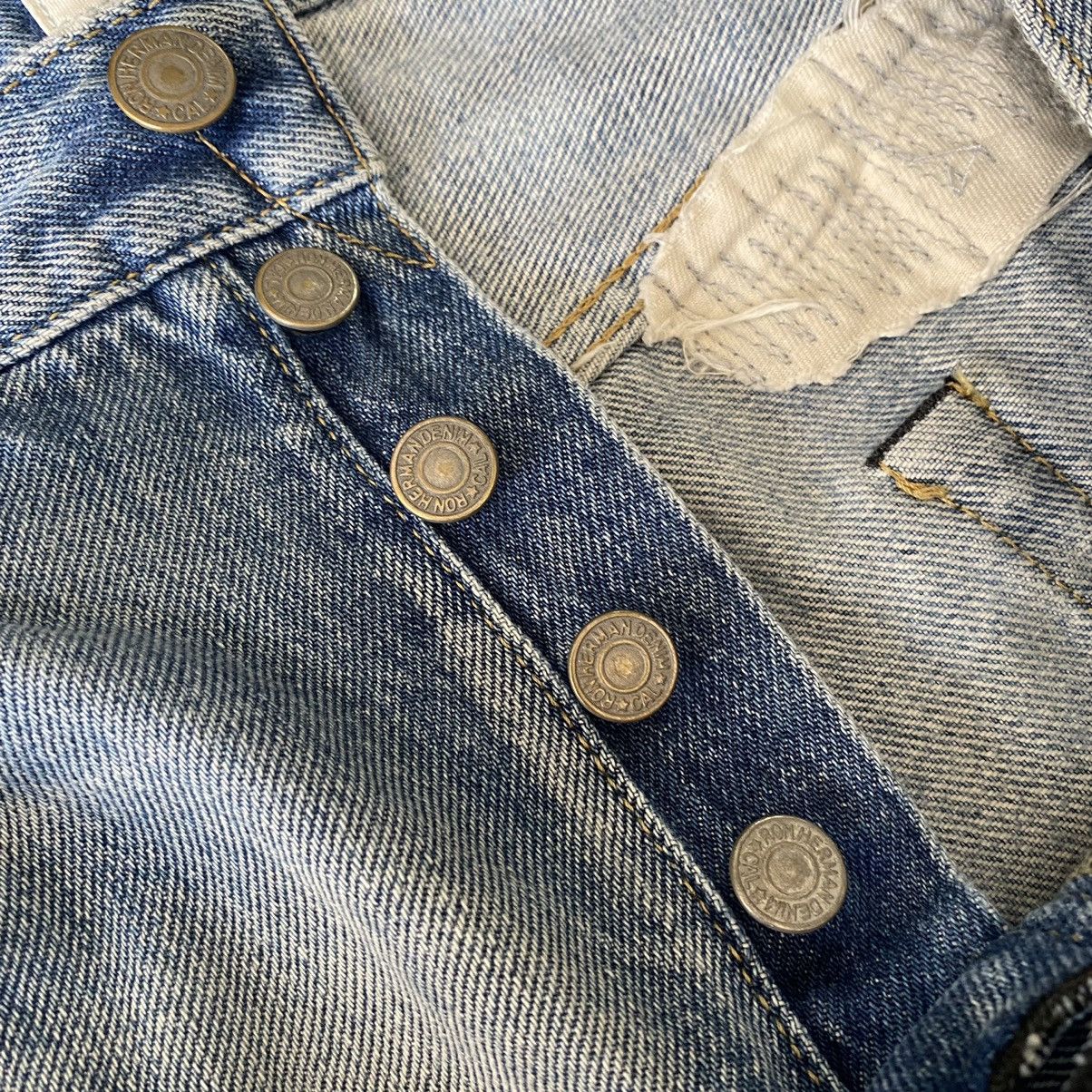 Ron Herman Ron Herman Denim Selvedge Jeans Distressed Size US 32 / EU 48 - 18 Thumbnail