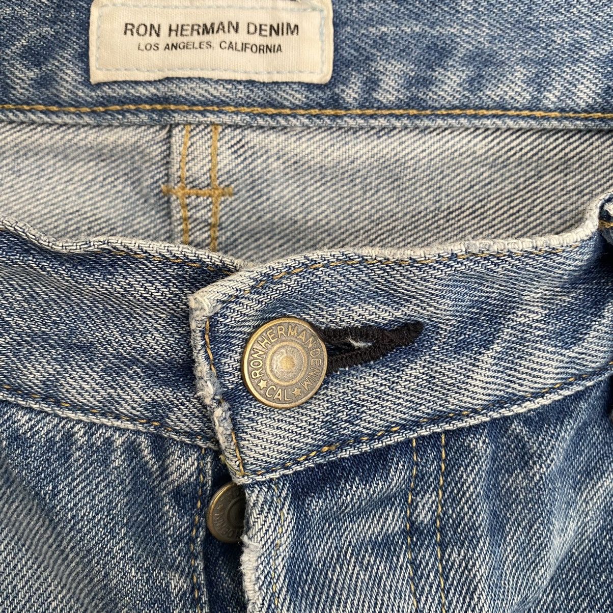 Ron Herman Ron Herman Denim Selvedge Jeans Distressed Size US 32 / EU 48 - 10 Thumbnail