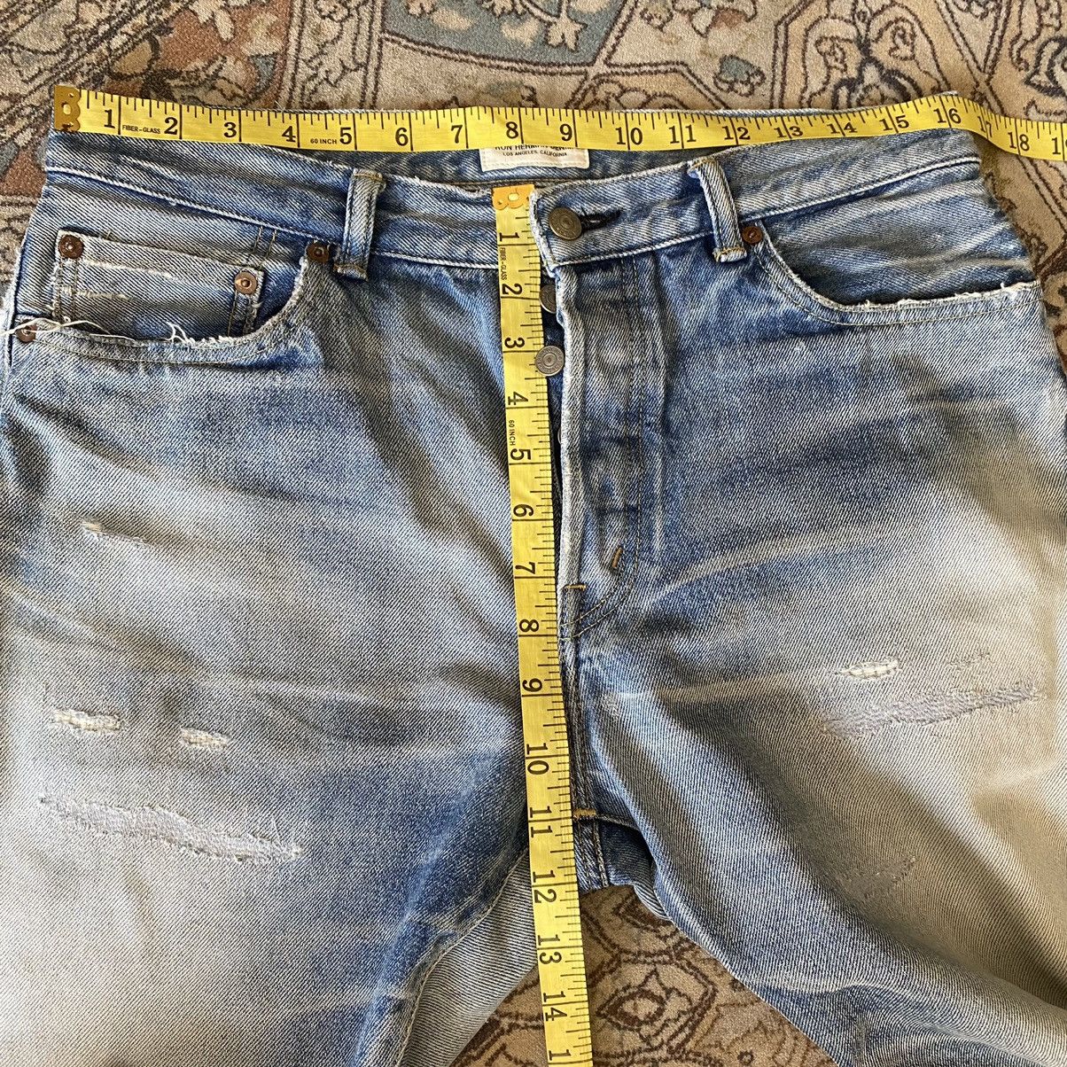 Ron Herman Ron Herman Denim Selvedge Jeans Distressed Size US 32 / EU 48 - 21 Thumbnail