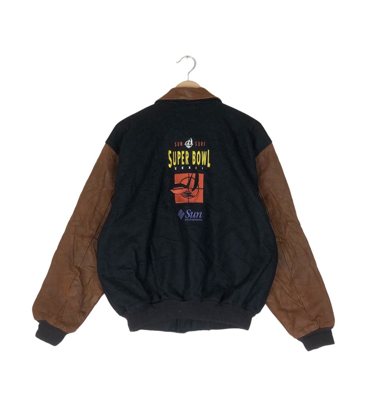 Golden Bear Golden Bear Super Bowl Varsity Leather Jacket Size US M / EU 48-50 / 2 - 1 Thumbnail