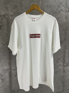 Supreme Swarovski Box Logo Tee | Grailed