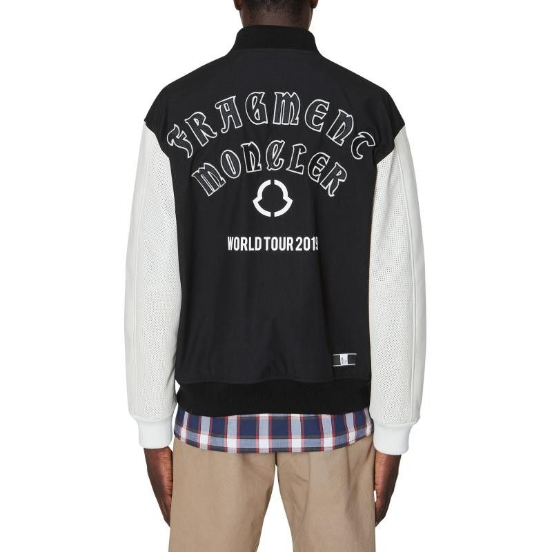 7 MONCLER FRAGMENT HIROSHI FUJIWARA SVEN Bomber Black sz 1 2