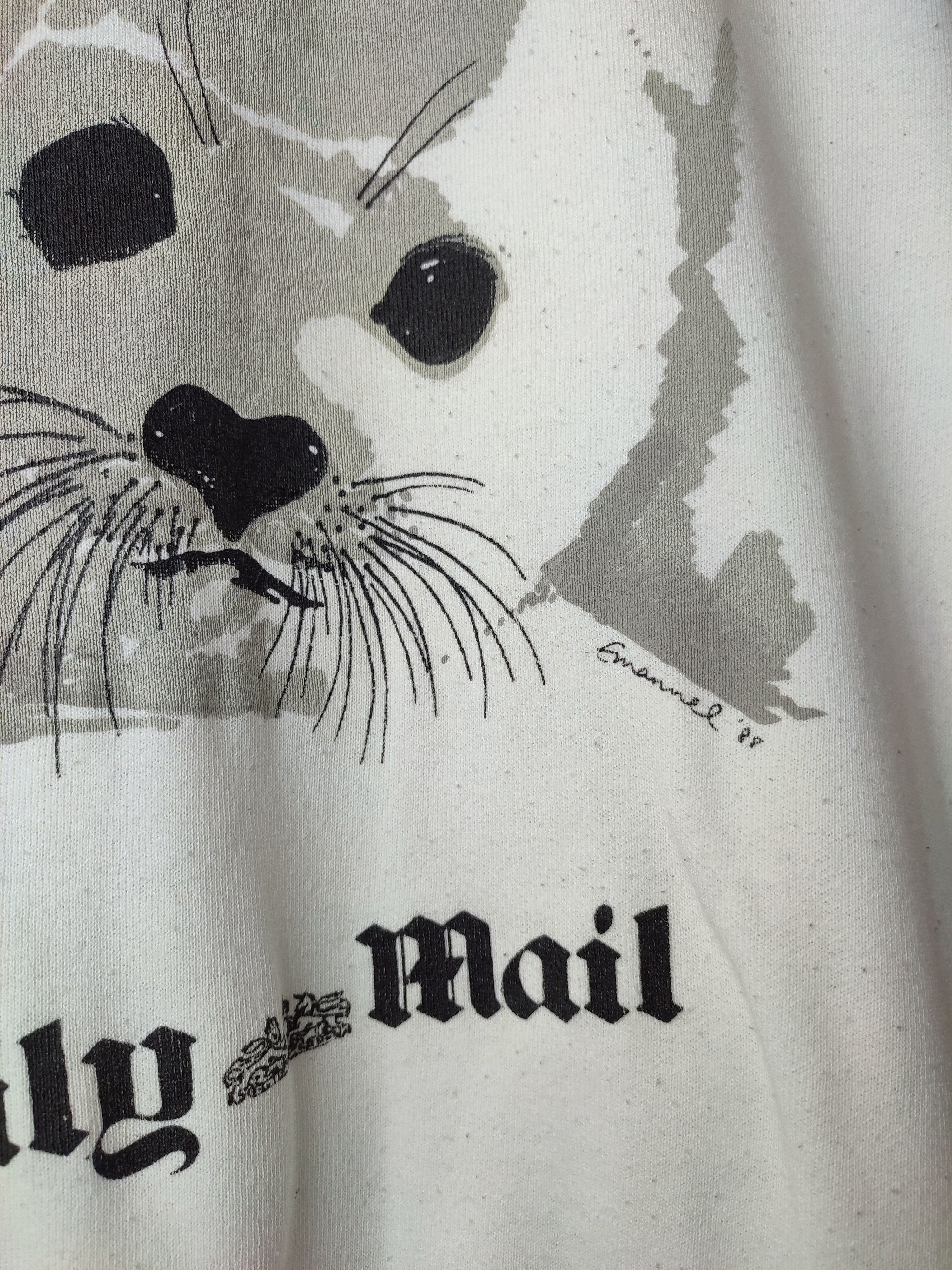 Other Vintage Sos 80's daily mail sweatshirt Size US XL / EU 56 / 4 - 3 Thumbnail