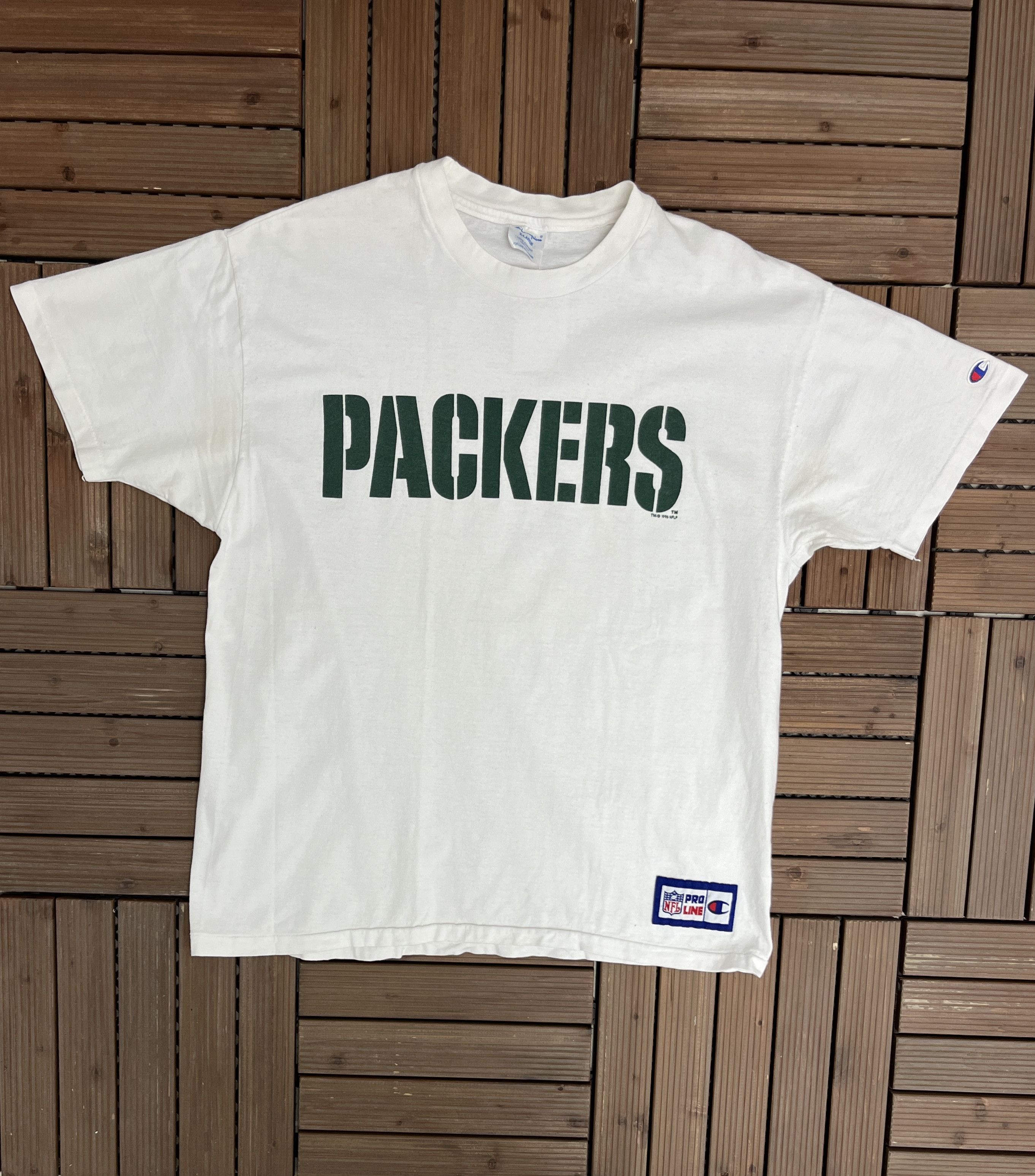 Champion Green Bay Packers Vintage Made in USA T-Shirt Size US XL / EU 56 / 4 - 1 Thumbnail