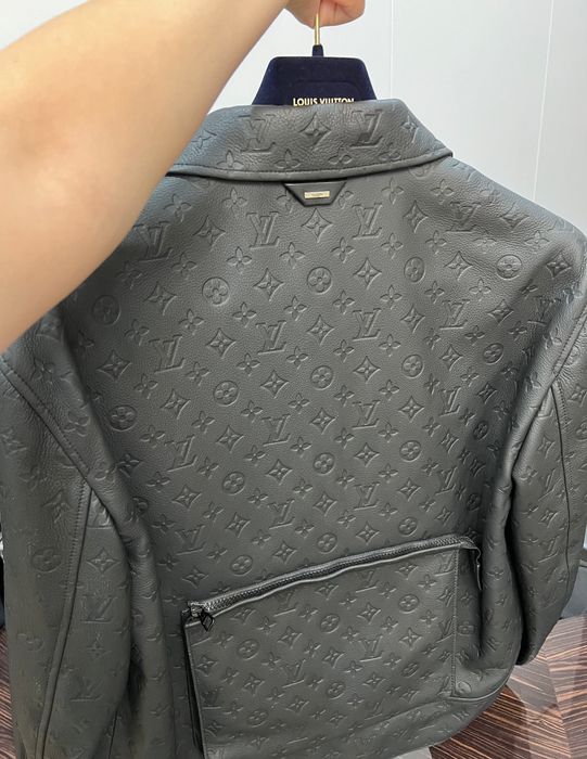 Shop Louis Vuitton MONOGRAM Monogram embossed utility jacket (1A5ZTK) by  とよとよ02
