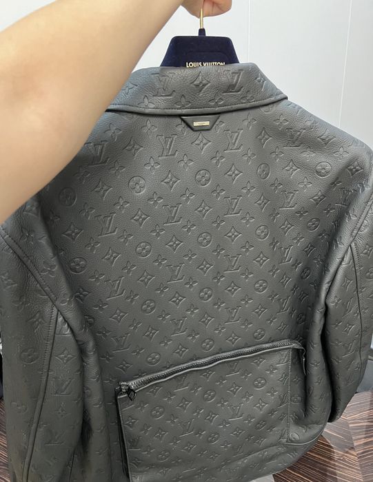 LOUIS VUITTON 1A5ZTL MONOGRAM EMBOSSED UTILITY JACKET 56 Fits XL RRP £6,950  