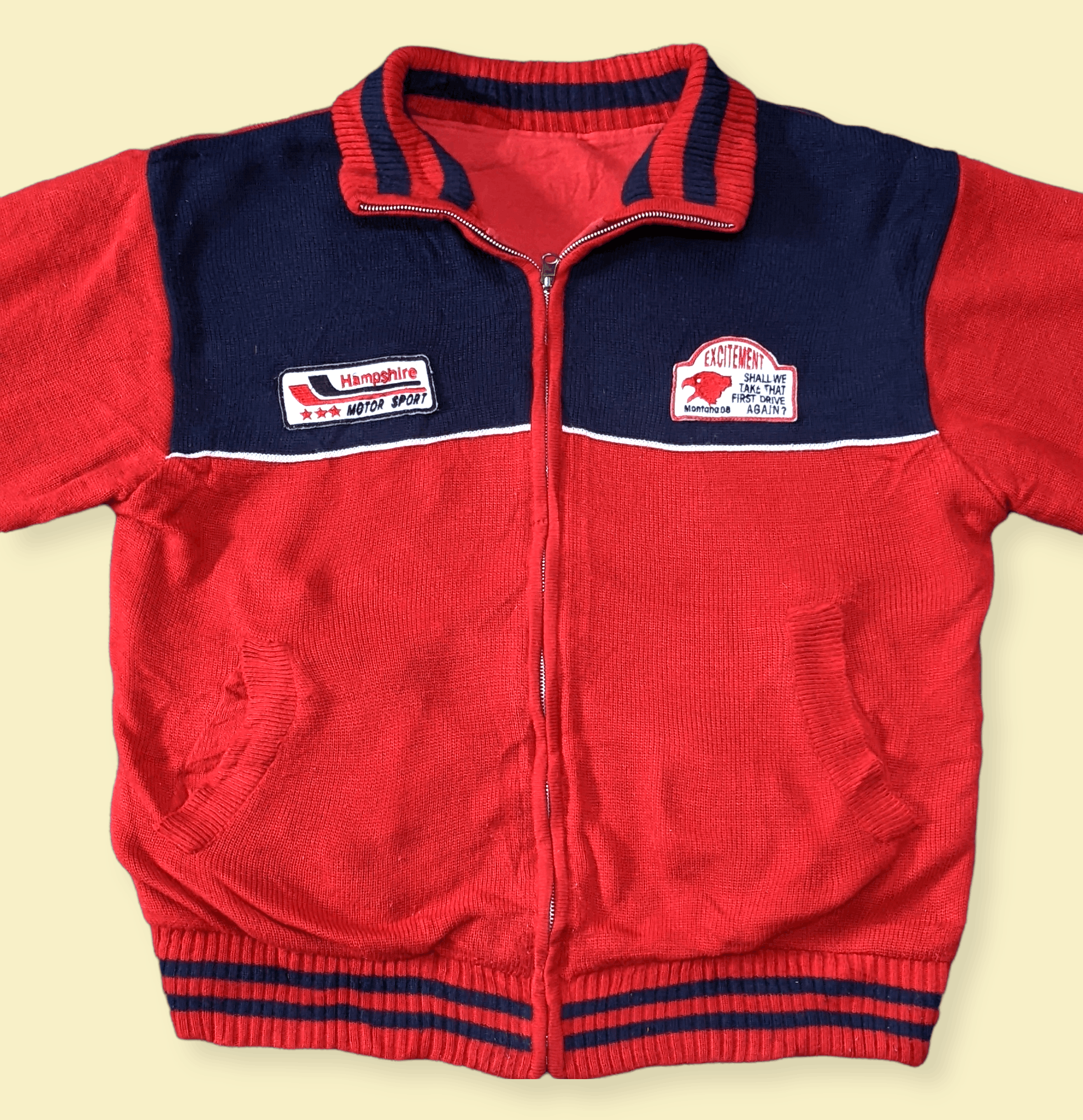 Honda × Vintage Vintage Lock Haven Racing Motor Oil Reversible Sweater Size US M / EU 48-50 / 2 - 5 Thumbnail