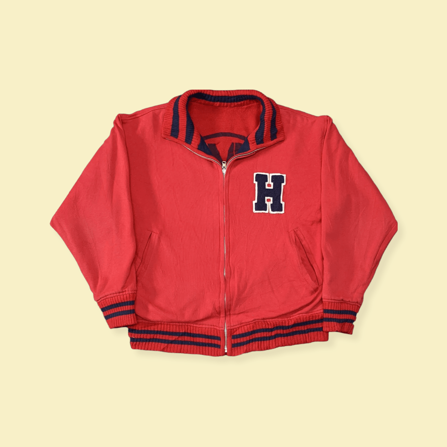 Honda × Vintage Vintage Lock Haven Racing Motor Oil Reversible Sweater Size US M / EU 48-50 / 2 - 3 Thumbnail