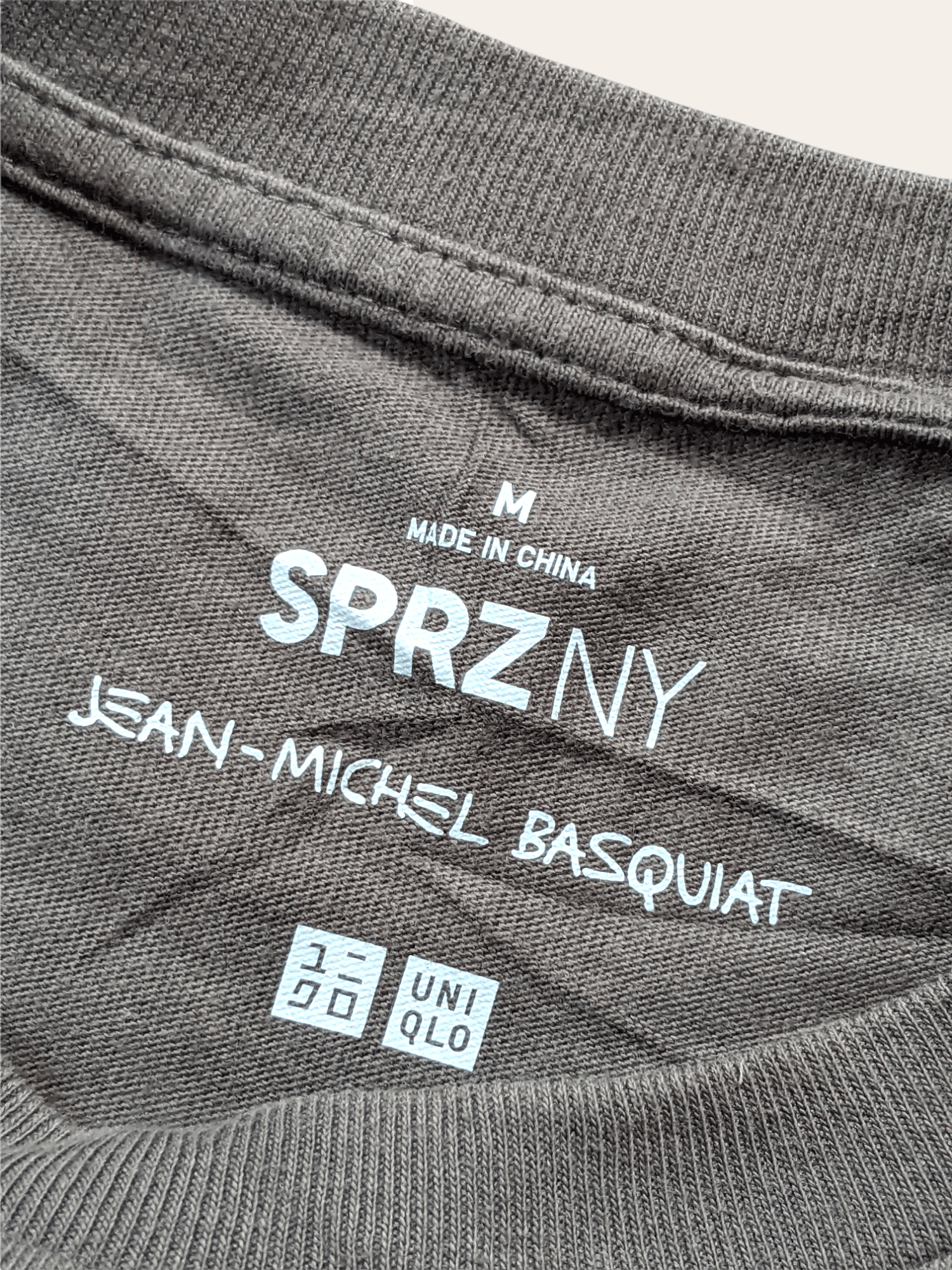 Jean-Michel Basquiat × Vintage Jean Michel Basquiat Artwork Pocket Long Sleeve T shirt Size US L / EU 52-54 / 3 - 5 Thumbnail