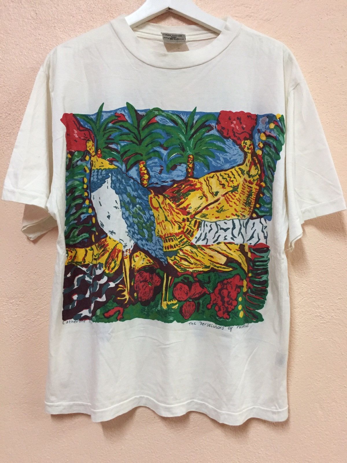 Vintage Vintage Catherine Blow Painting Art animal abstract 90’s Size US M / EU 48-50 / 2 - 2 Thumbnail
