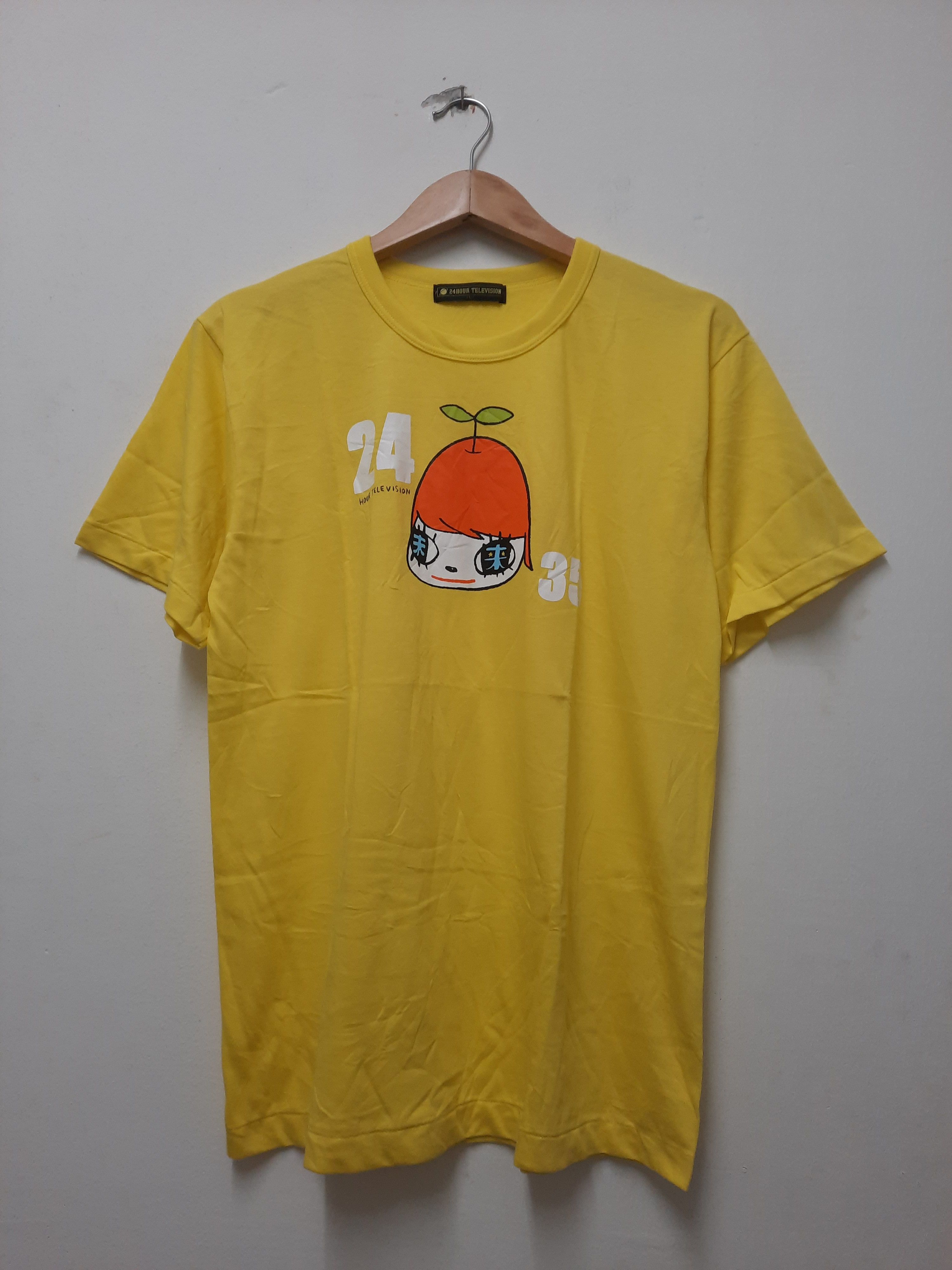 Japanese Brand × Takashi Murakami 24 HOUR TELEVISION MURAKAMI T-SHIRT Size US M / EU 48-50 / 2 - 1 Thumbnail