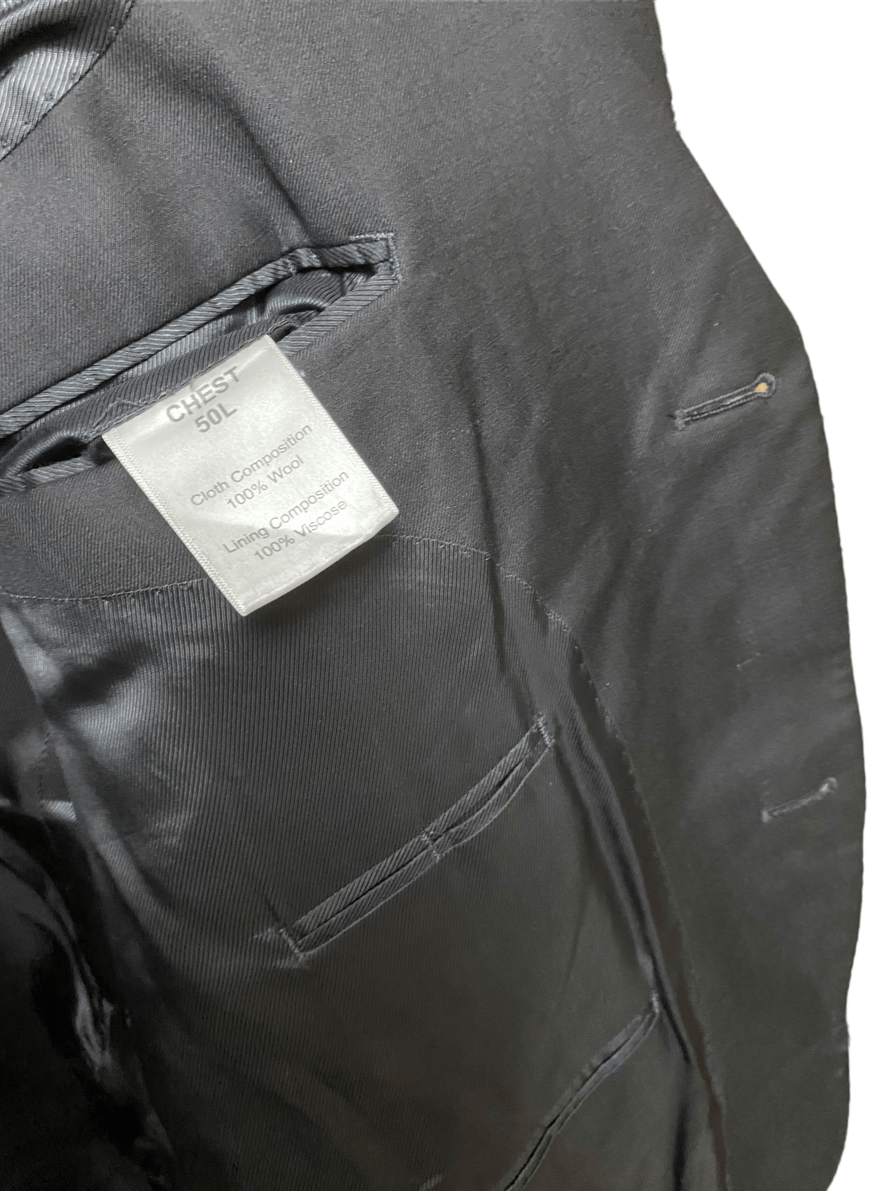 Cerruti 1881 × Vintage Cerruti premium line vintage wool blazer, size 50L Size 50L - 4 Thumbnail