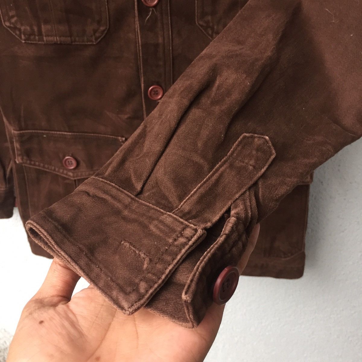 Big John Vintage BIG JOHN Tactical Pocket Denim Jacket Size US S / EU 44-46 / 1 - 6 Thumbnail