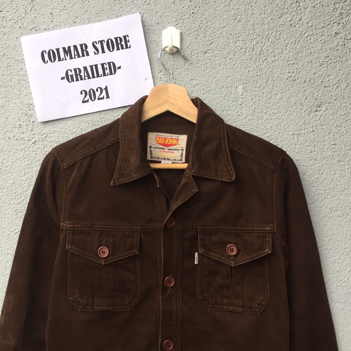 Big John Vintage BIG JOHN Tactical Pocket Denim Jacket Size US S / EU 44-46 / 1 - 2 Thumbnail