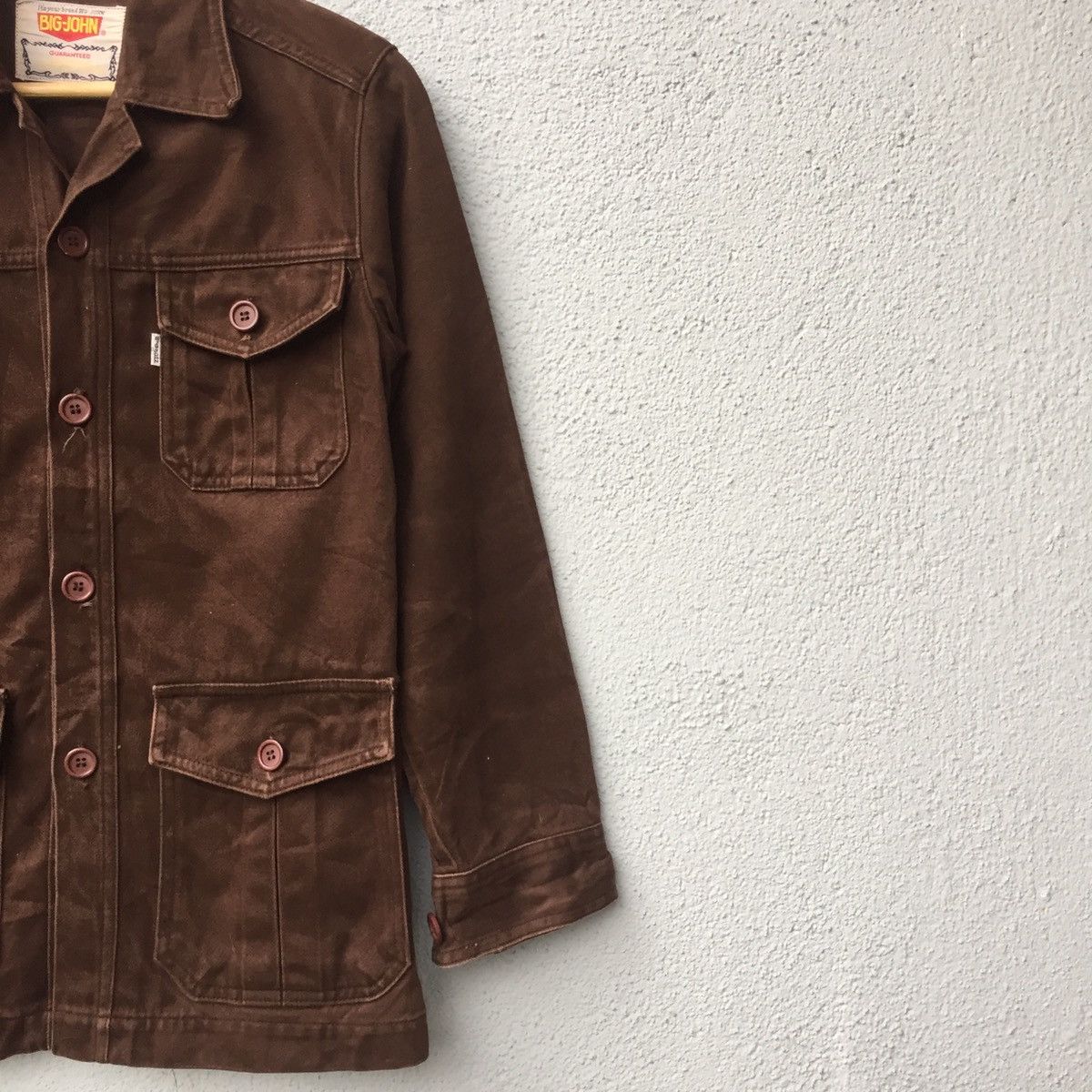 Big John Vintage BIG JOHN Tactical Pocket Denim Jacket Size US S / EU 44-46 / 1 - 5 Thumbnail