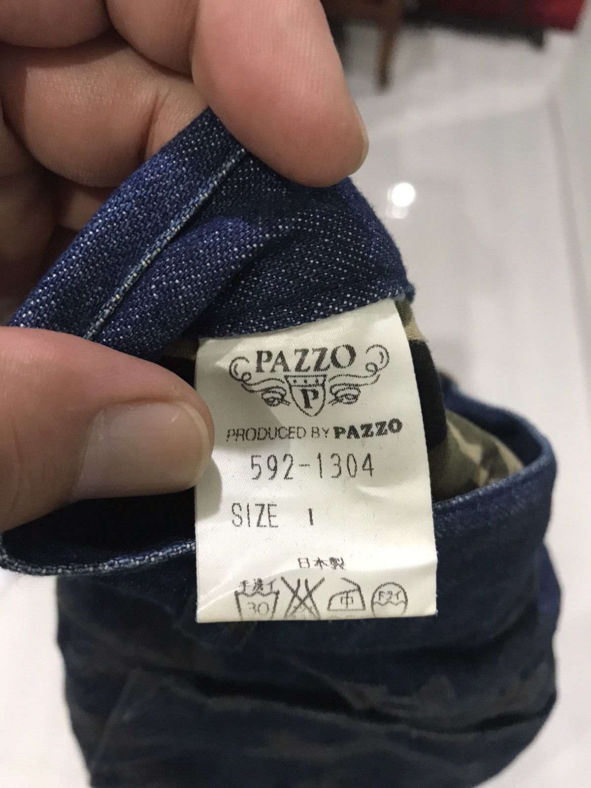 Japanese Brand × Seditionaries 291295 Japan Rare Designer Camo Knee Pad Soft Denim Size US 28 / EU 44 - 14 Thumbnail