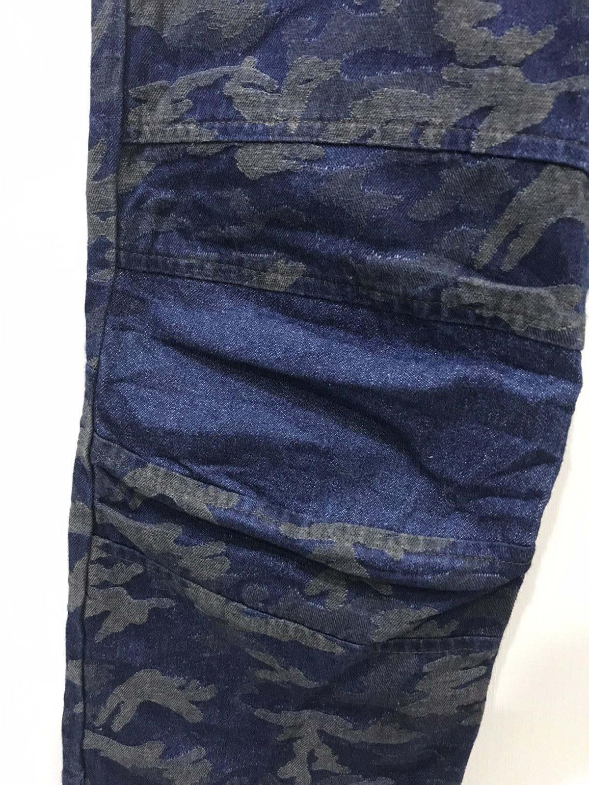 Japanese Brand × Seditionaries 291295 Japan Rare Designer Camo Knee Pad Soft Denim Size US 28 / EU 44 - 6 Thumbnail