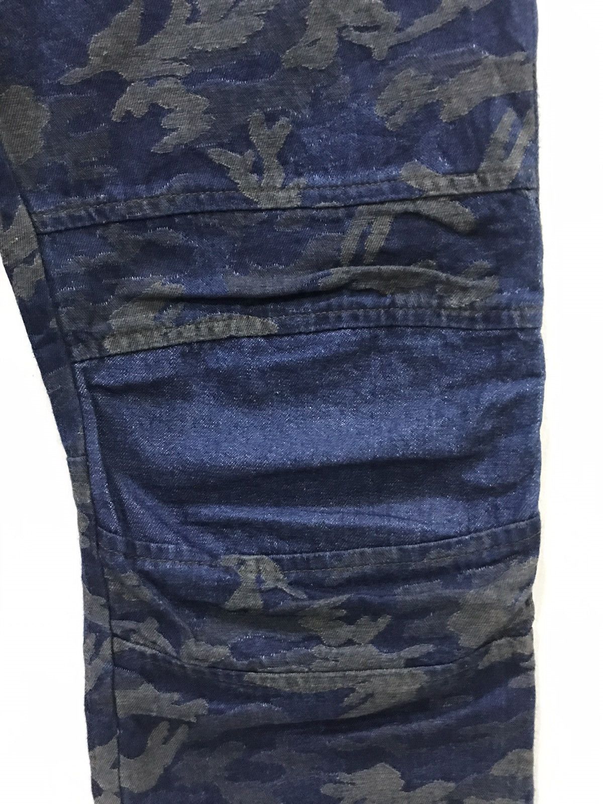 Japanese Brand × Seditionaries 291295 Japan Rare Designer Camo Knee Pad Soft Denim Size US 28 / EU 44 - 5 Thumbnail