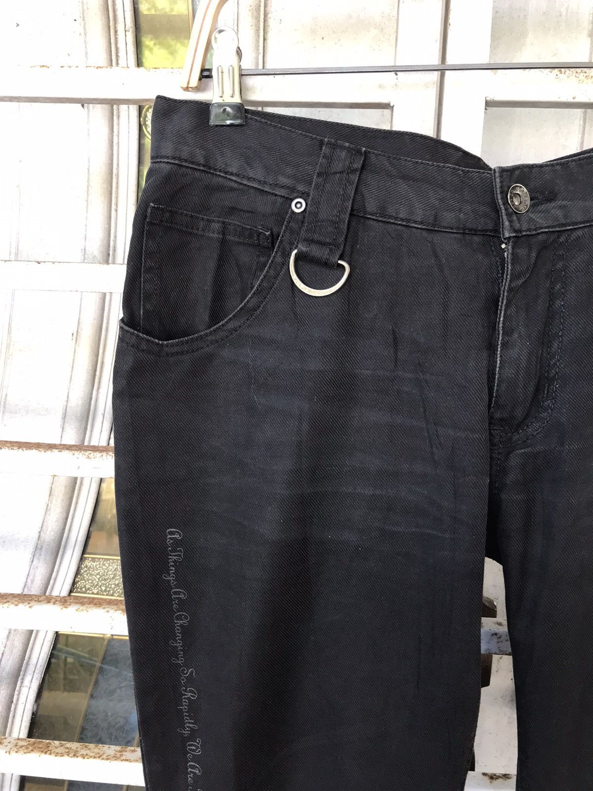 Designer × Japanese Brand × Seditionaries semanticdesign Japan Poem Fades Slim Fit Denim Size US 32 / EU 48 - 3 Thumbnail