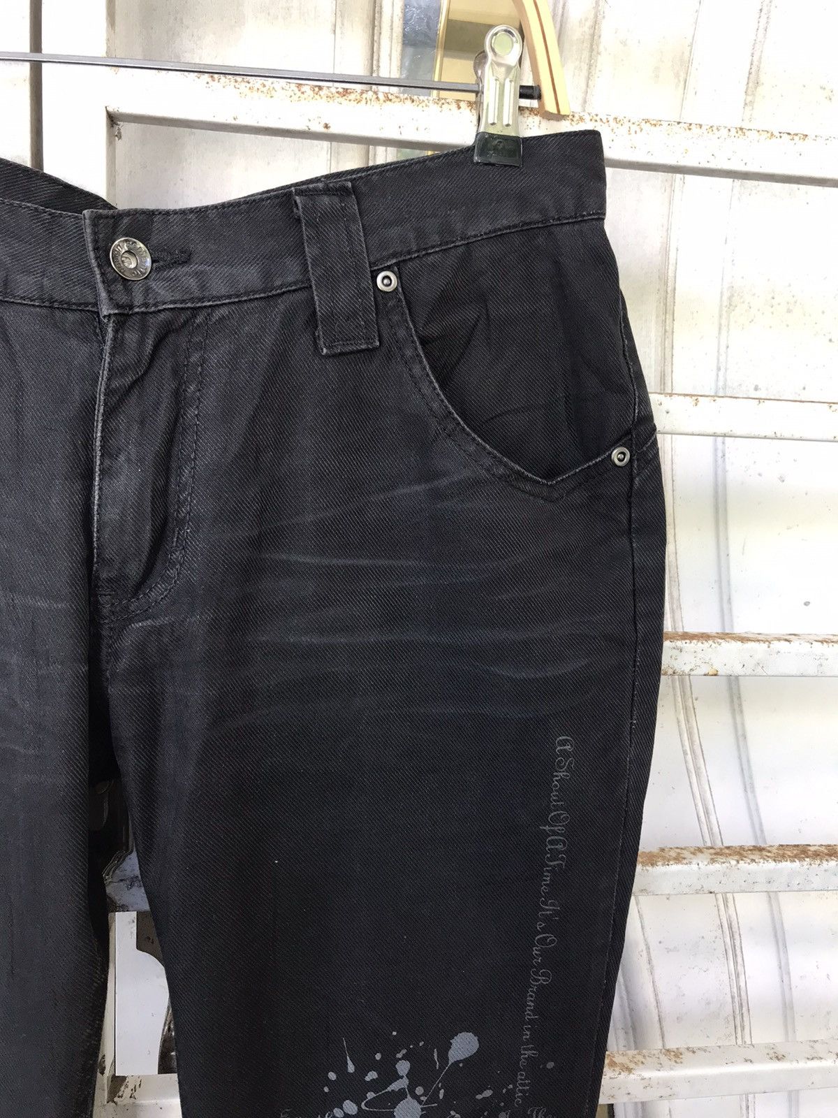 Designer × Japanese Brand × Seditionaries semanticdesign Japan Poem Fades Slim Fit Denim Size US 32 / EU 48 - 2 Thumbnail
