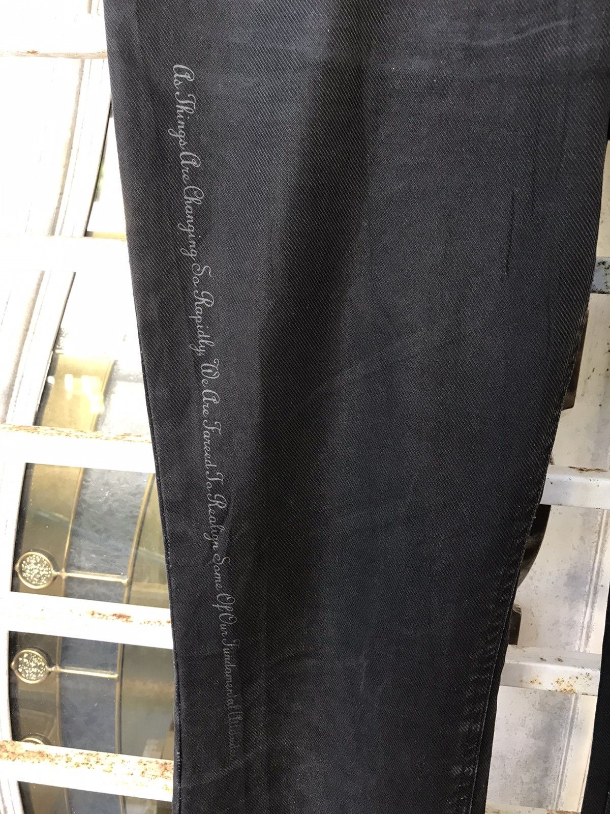 Designer × Japanese Brand × Seditionaries semanticdesign Japan Poem Fades Slim Fit Denim Size US 32 / EU 48 - 5 Thumbnail