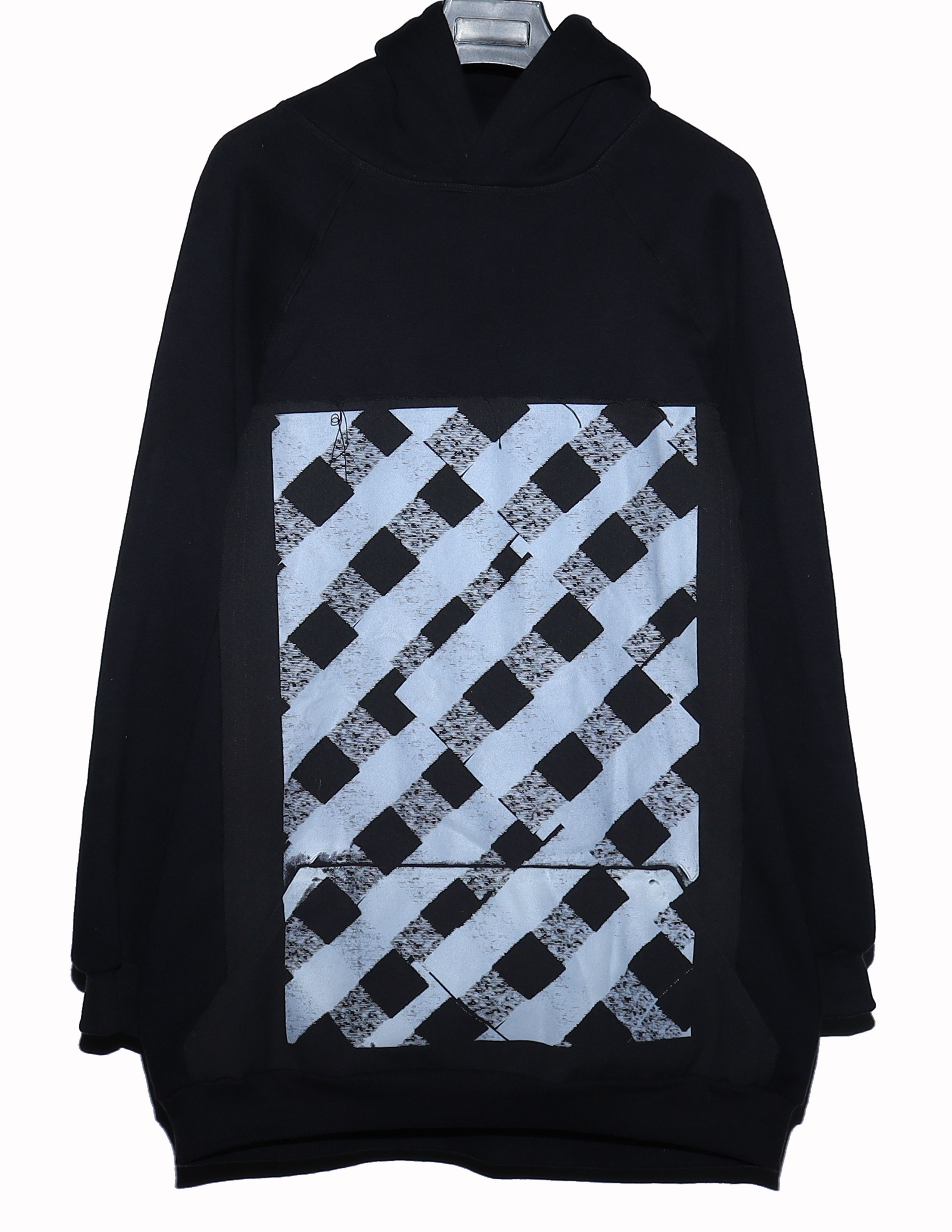 Liam Hodges Liam Hodges Oversized Plaid Patch Hoodie Size US L / EU 52-54 / 3 - 1 Thumbnail