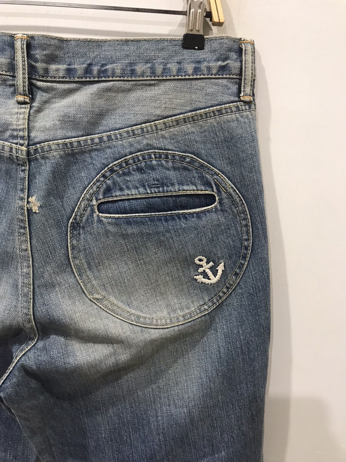 Japanese Brand MANUAL LABOUR Japan Rare Design Denim Size US 34 / EU 50 - 9 Thumbnail