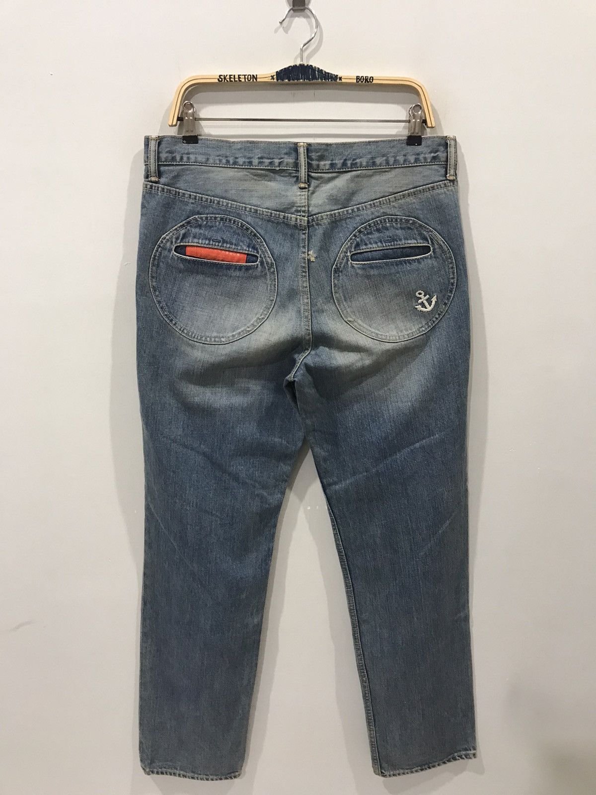 Japanese Brand MANUAL LABOUR Japan Rare Design Denim Size US 34 / EU 50 - 1 Thumbnail
