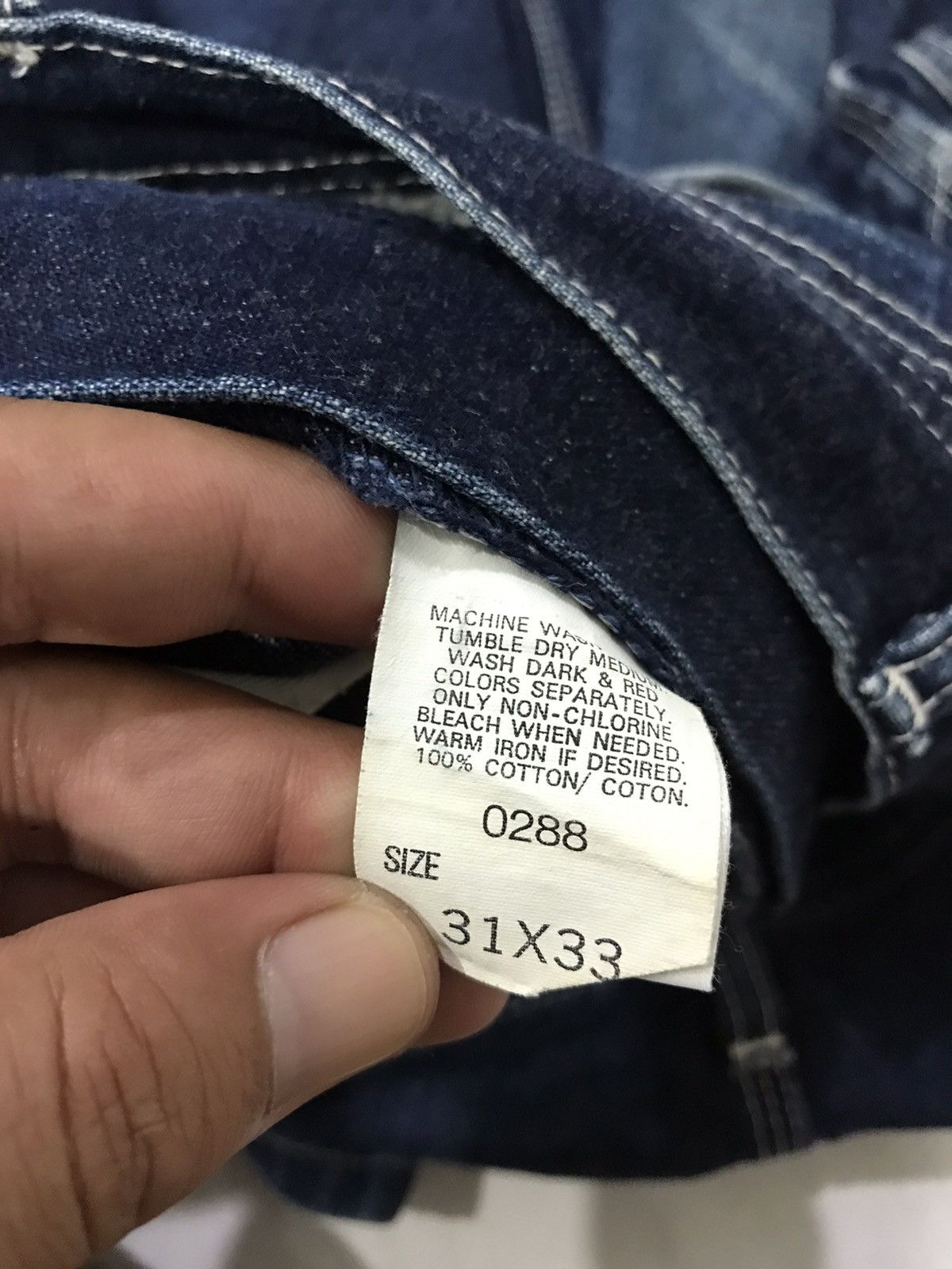 Lee Lee Workwear Carpenter Sanforized Denim Size US 30 / EU 46 - 19 Thumbnail