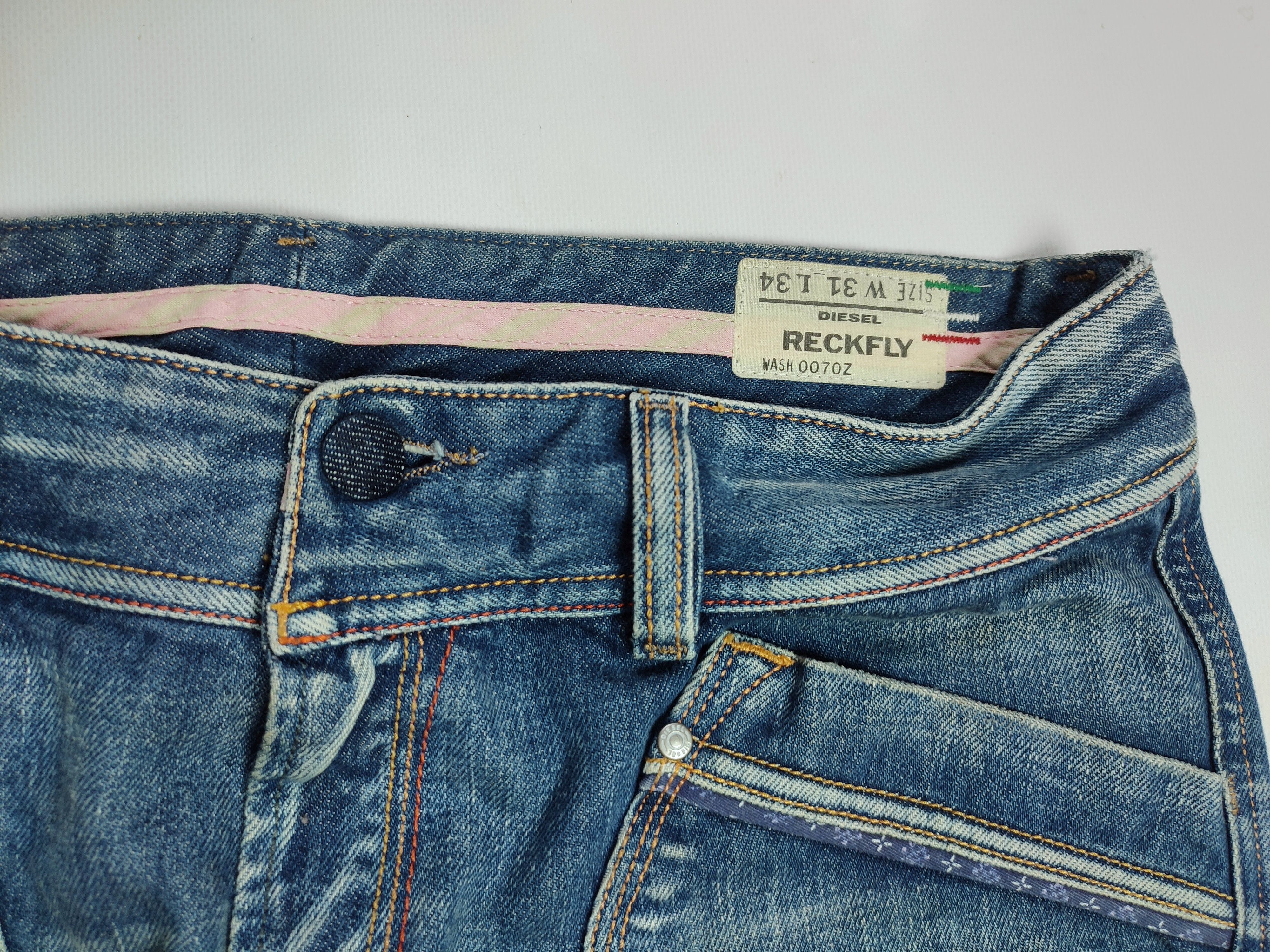 Diesel Diesel Reckfly Denim jeans Size 31" - 4 Thumbnail