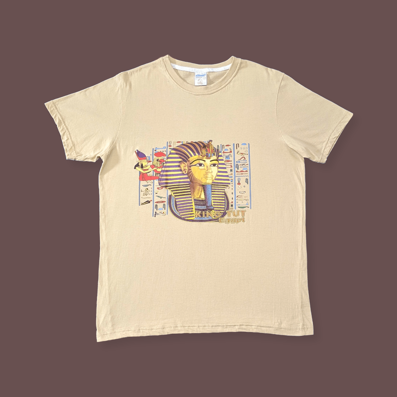 Rap Tees × Vintage Vintage 90s Egypt King Tut Pharaoh Raptees Style T shirt Size US L / EU 52-54 / 3 - 2 Thumbnail