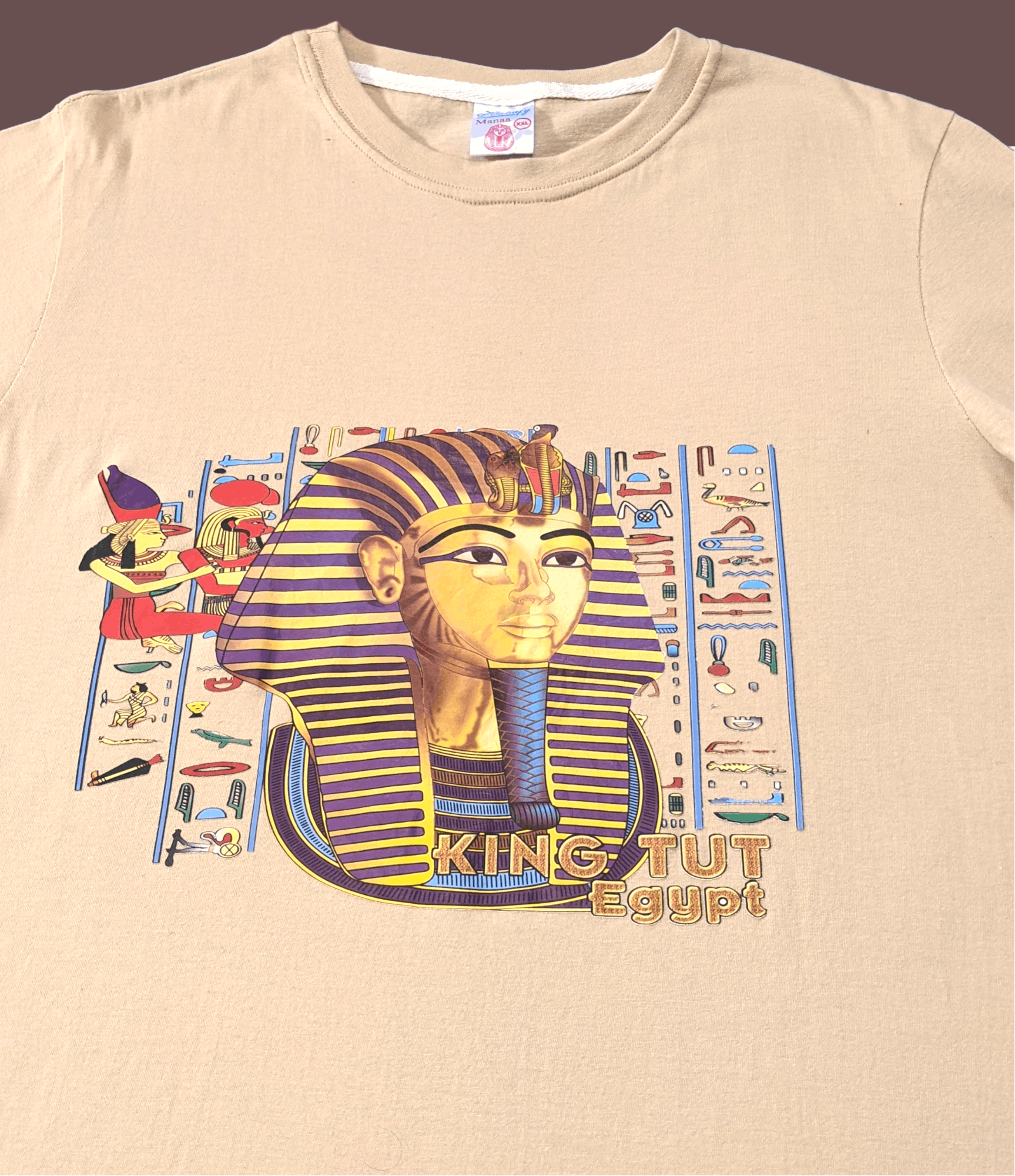 Vintage 90s Egypt King Tut Pharaoh Raptees Style T shirt