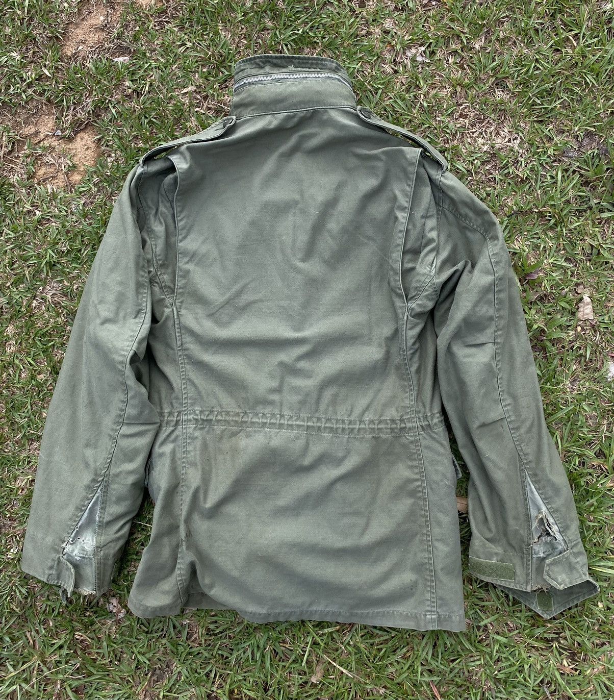 Vintage Vintage US Army Button Up Parka Jacket Size US L / EU 52-54 / 3 - 10 Thumbnail