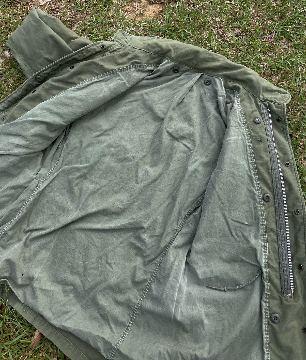Vintage Vintage US Army Button Up Parka Jacket Size US L / EU 52-54 / 3 - 14 Thumbnail