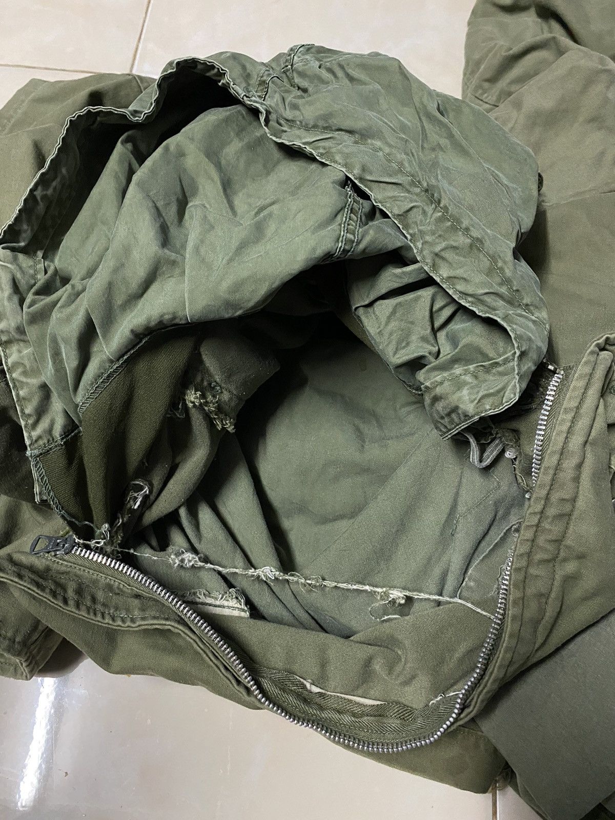 Vintage Vintage US Army Button Up Parka Jacket Size US L / EU 52-54 / 3 - 17 Thumbnail