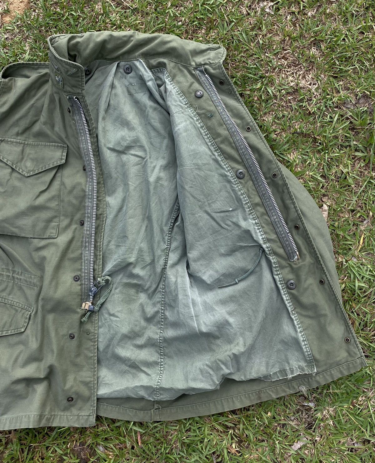 Vintage Vintage US Army Button Up Parka Jacket Size US L / EU 52-54 / 3 - 13 Thumbnail