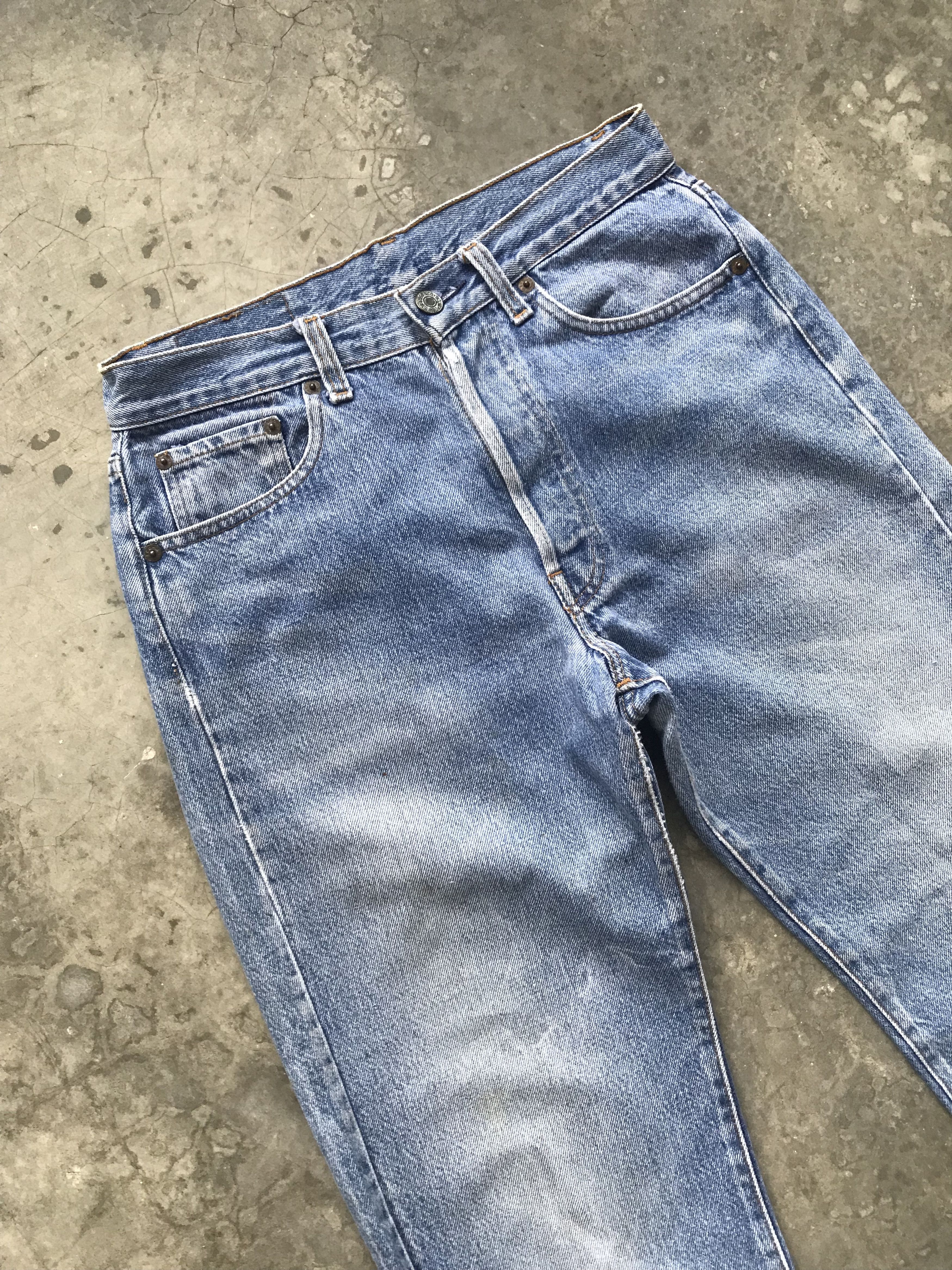Levi's Vintage 90s Grunge Levis 501 "Kurt Cobain" Distressed Denim Size US 29 - 3 Thumbnail